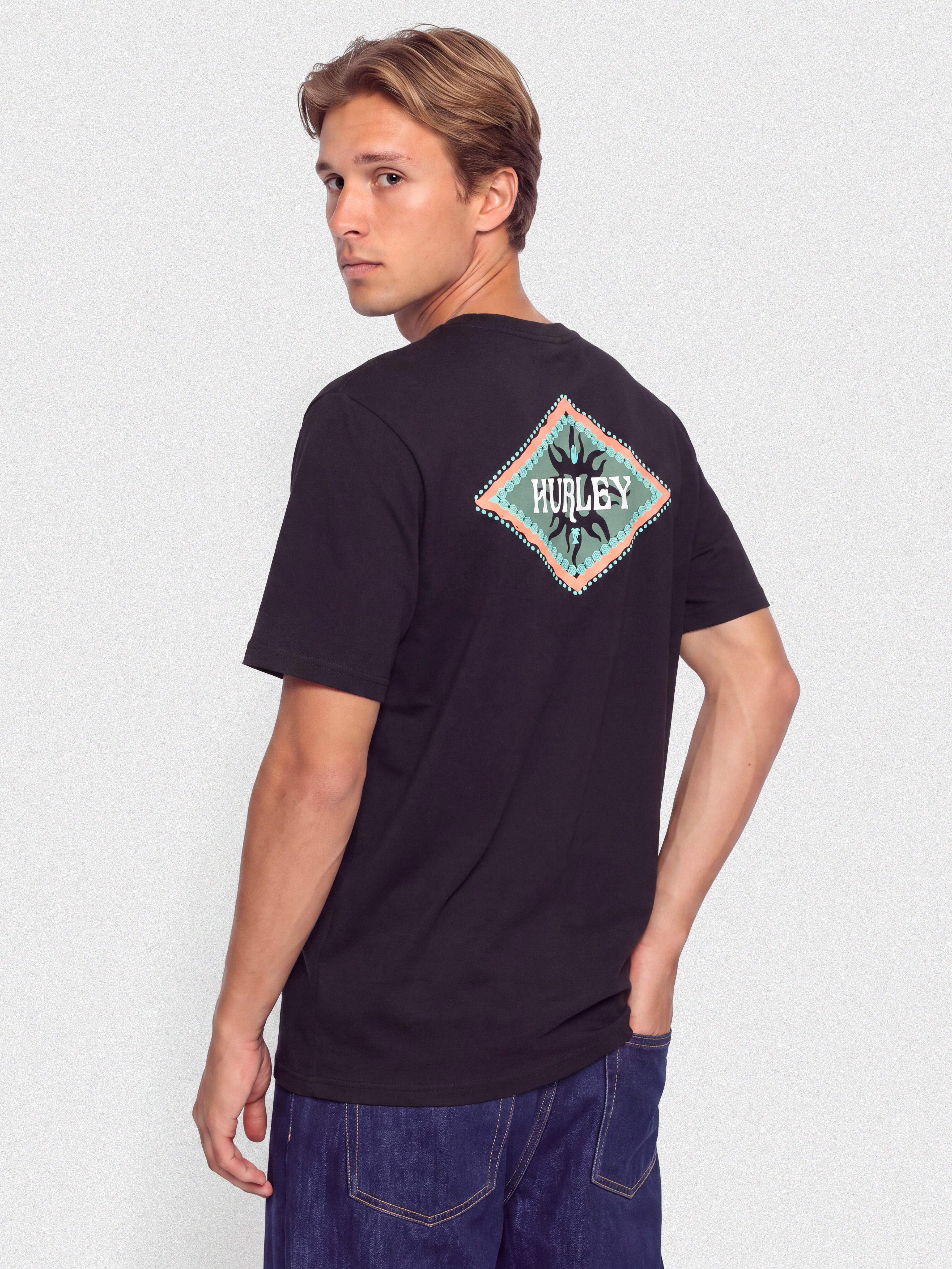 T-shirt Hurley Tropics (black)