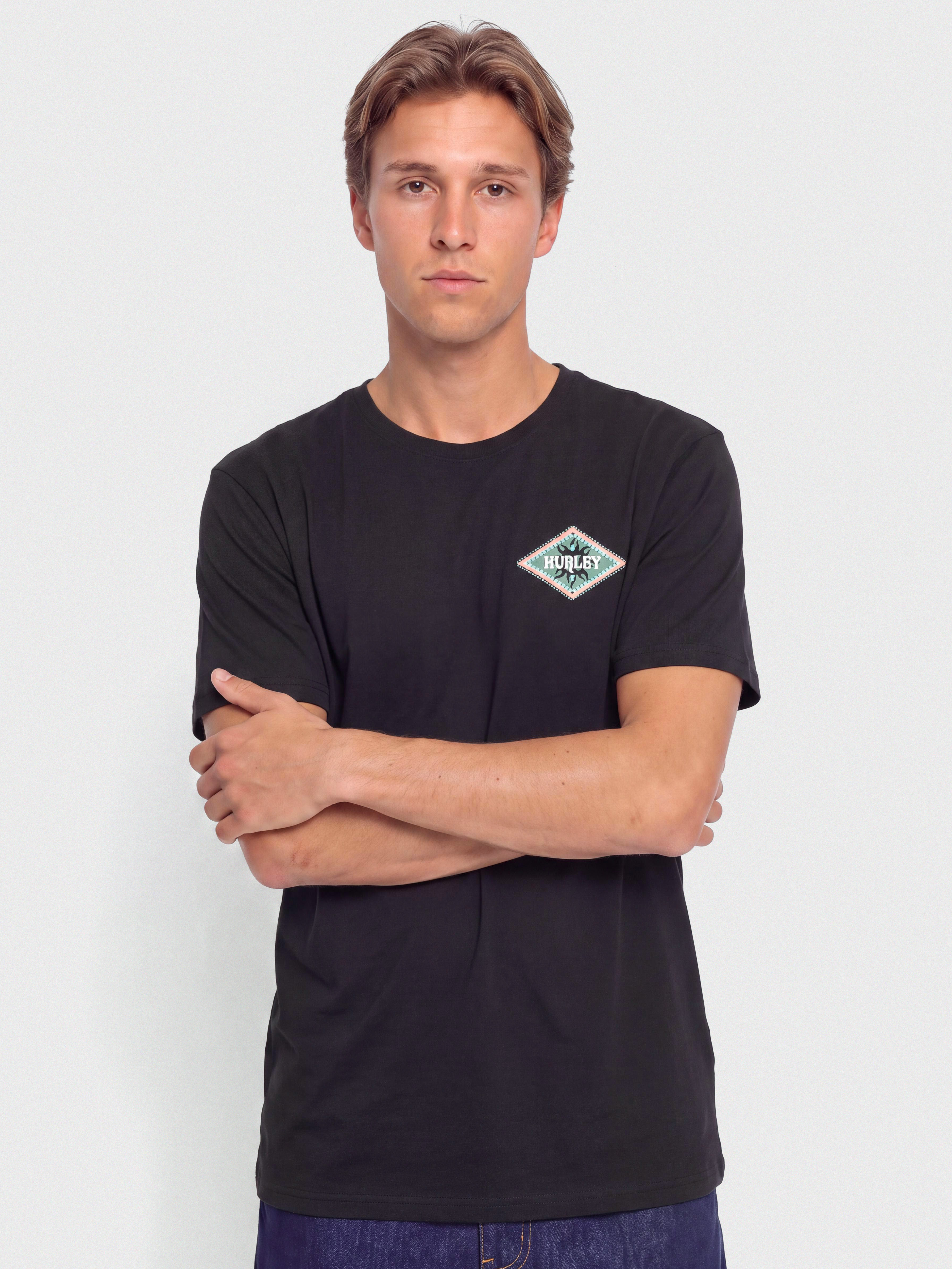 T-shirt Hurley Tropics (black)