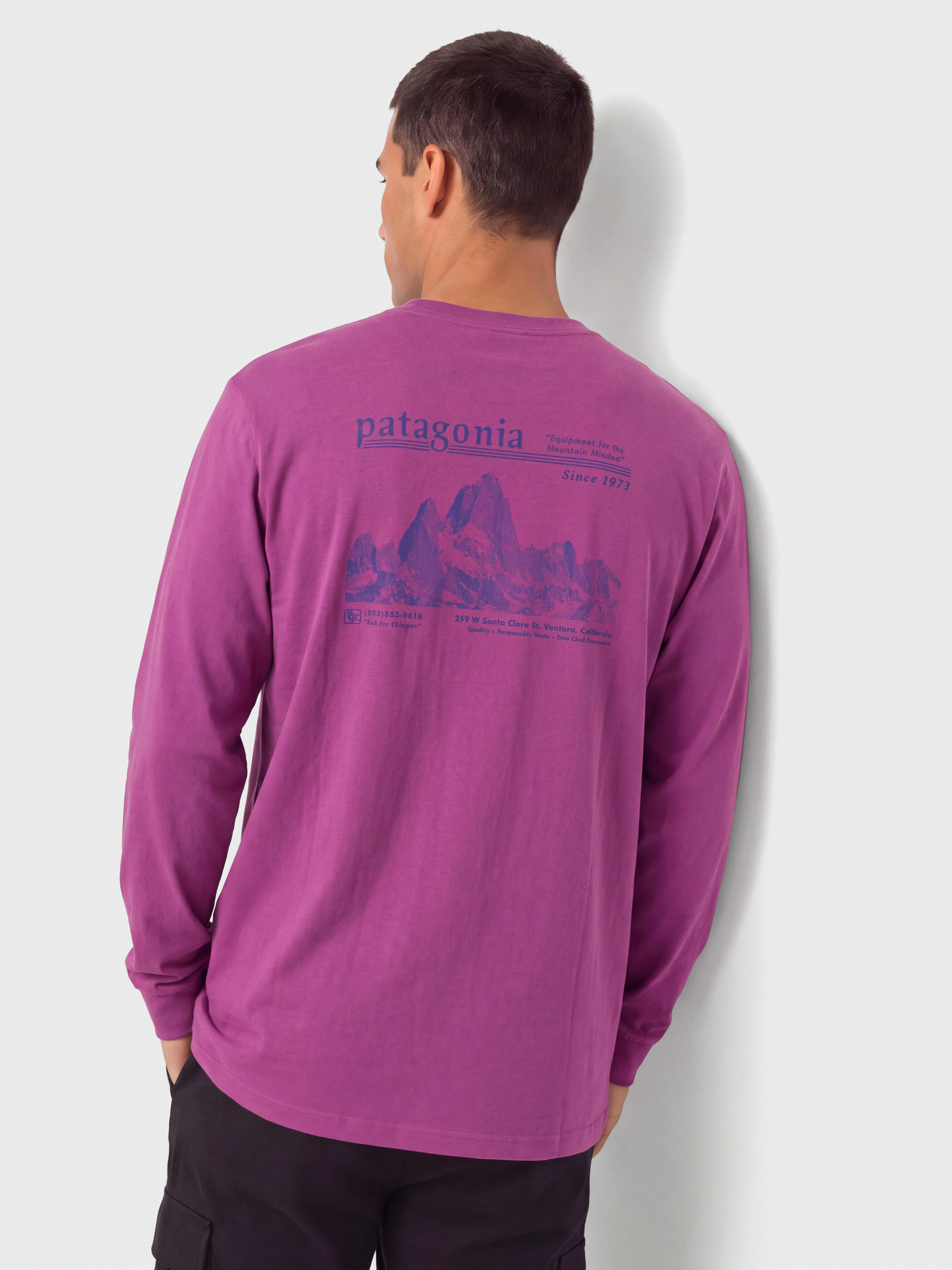 Longsleeve Patagonia MW Hut Tripper Skyline