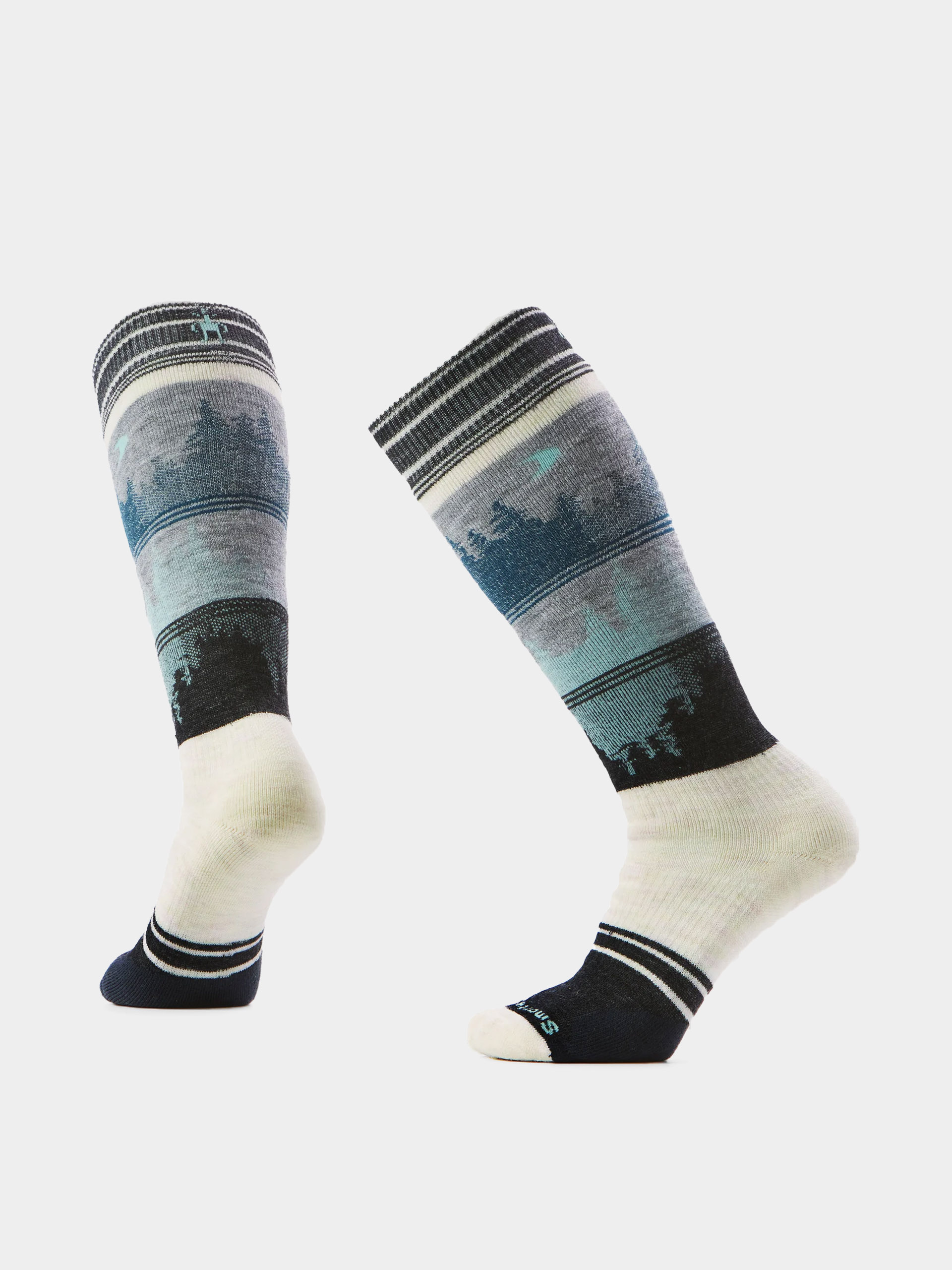 Skarpety Smartwool Snowboard Full Cushion Twilight Vista Otc Wmn (moonbeam)
