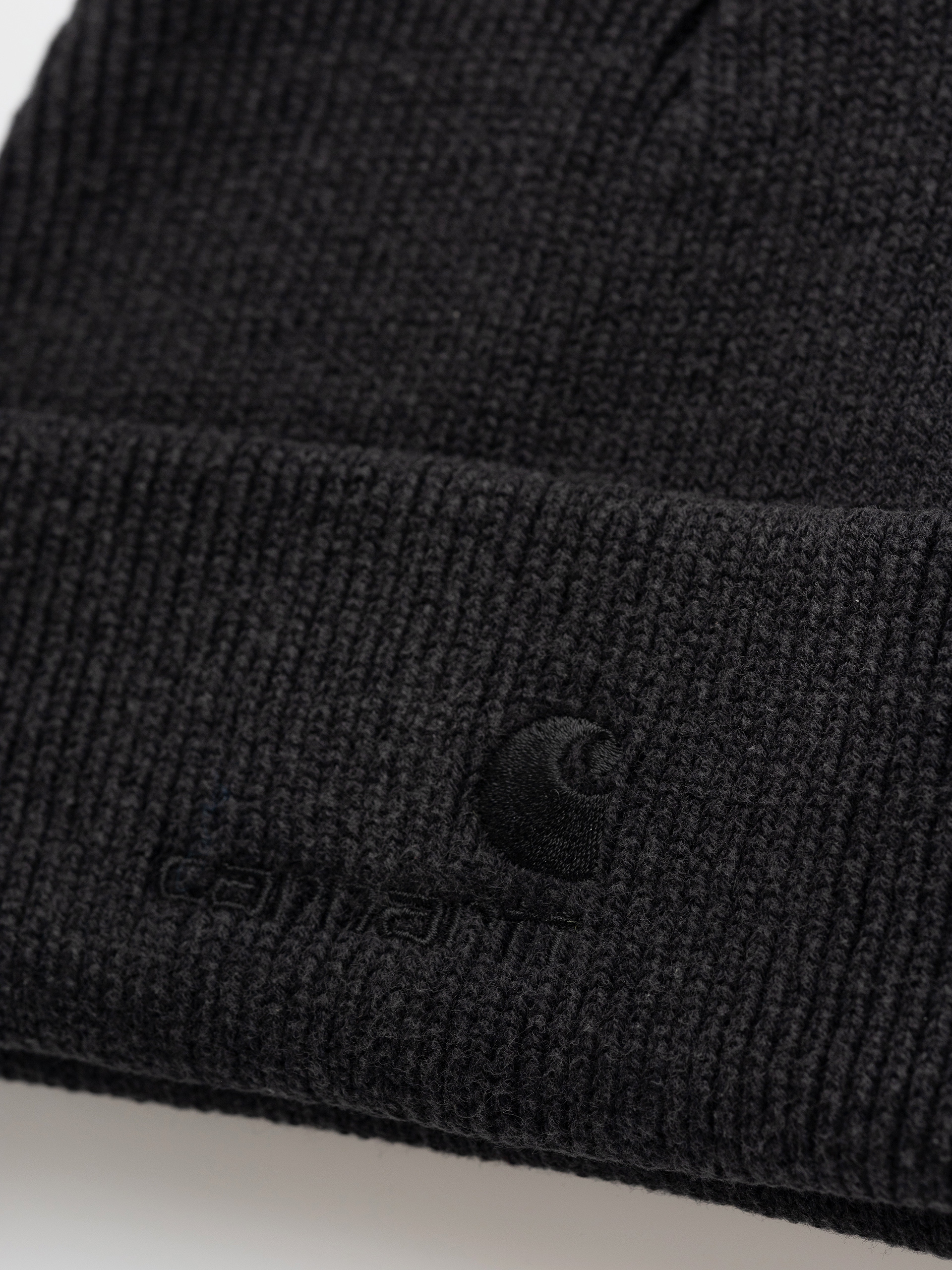 Czapka zimowa Carhartt WIP Lambert (black/moon wash)