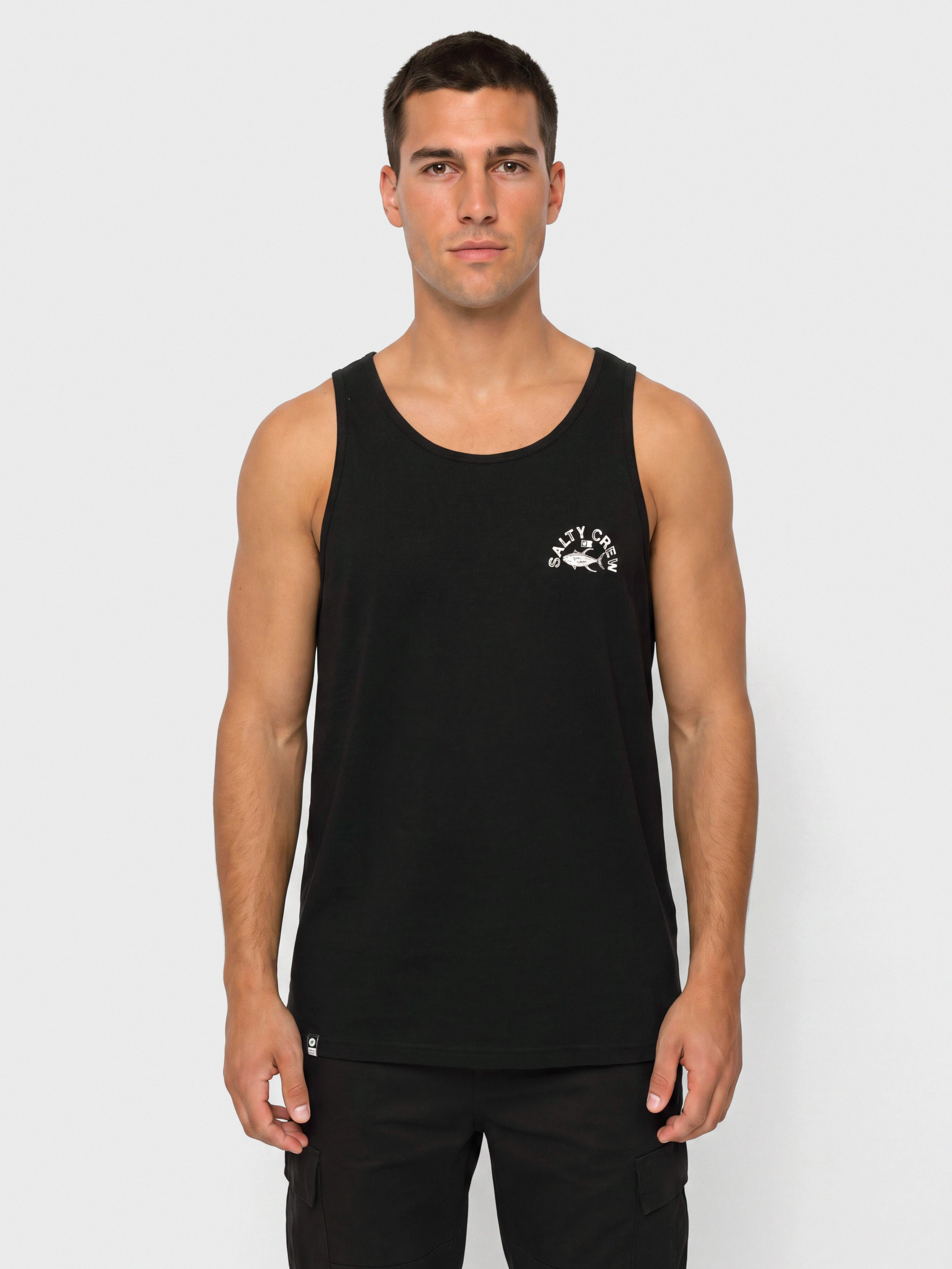 Koszulka Salty Crew Stamped (black)