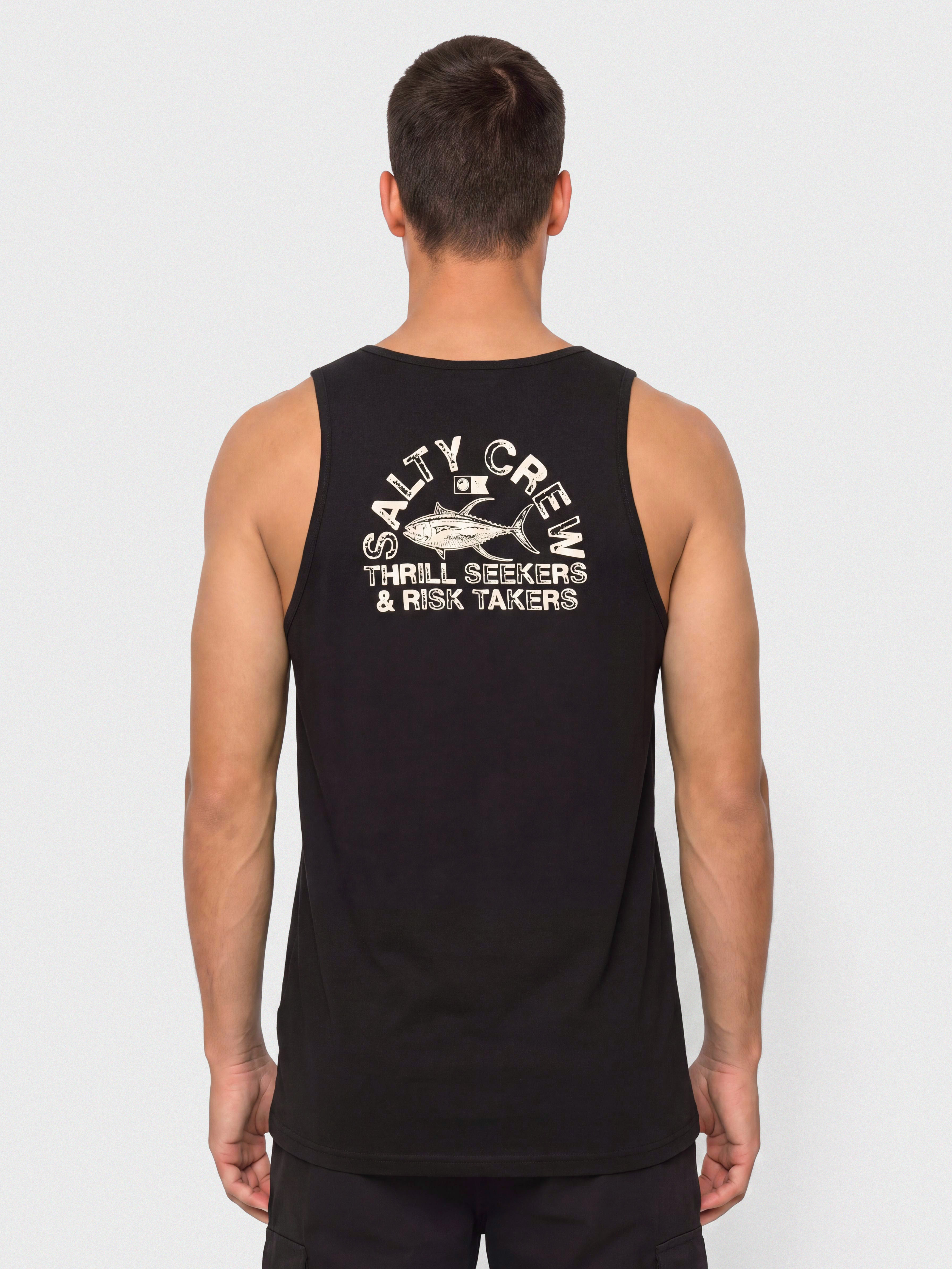 Koszulka Salty Crew Stamped (black)