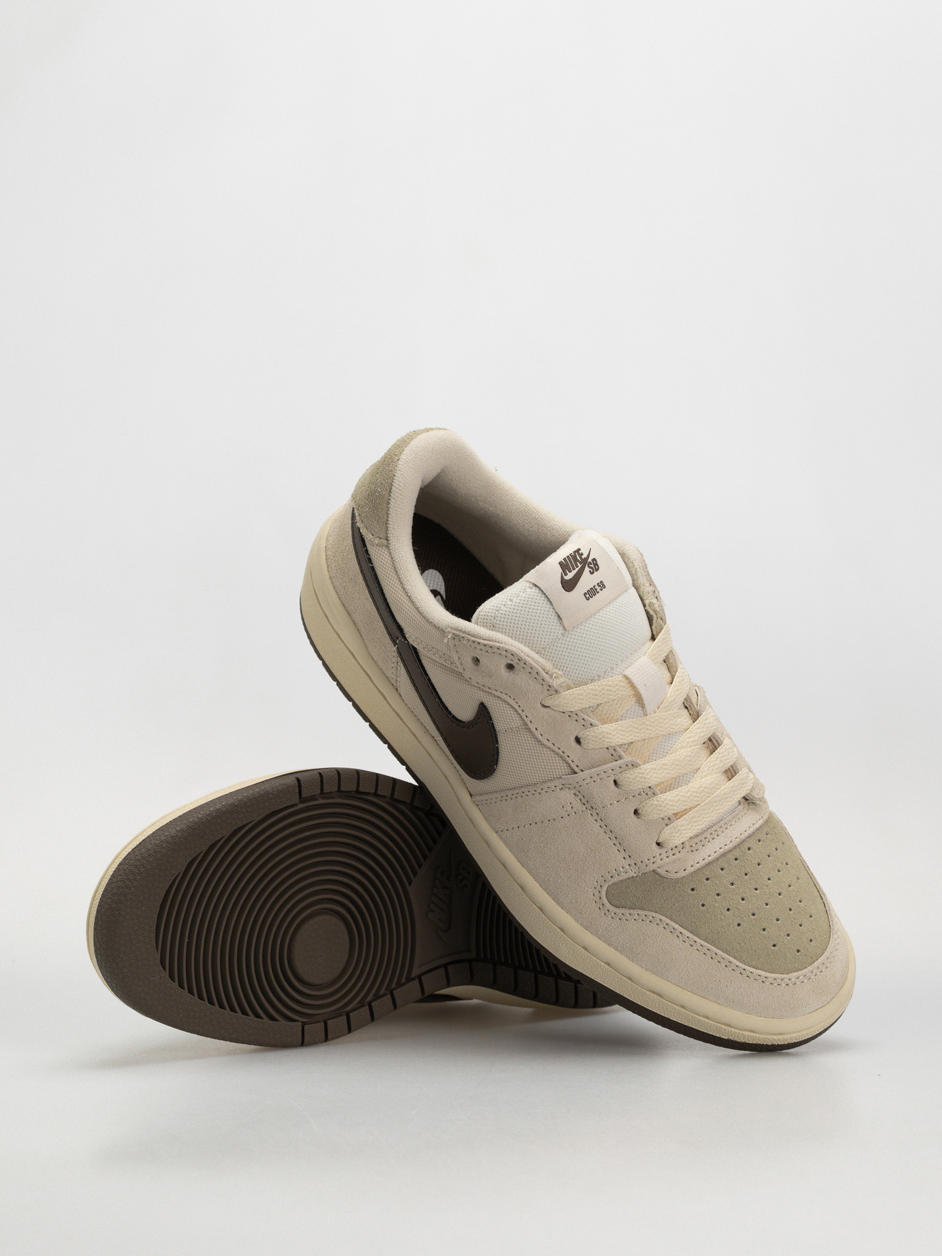 Buty Nike SB Code 58 (pale ivory/dark hazel lt khaki muslin)