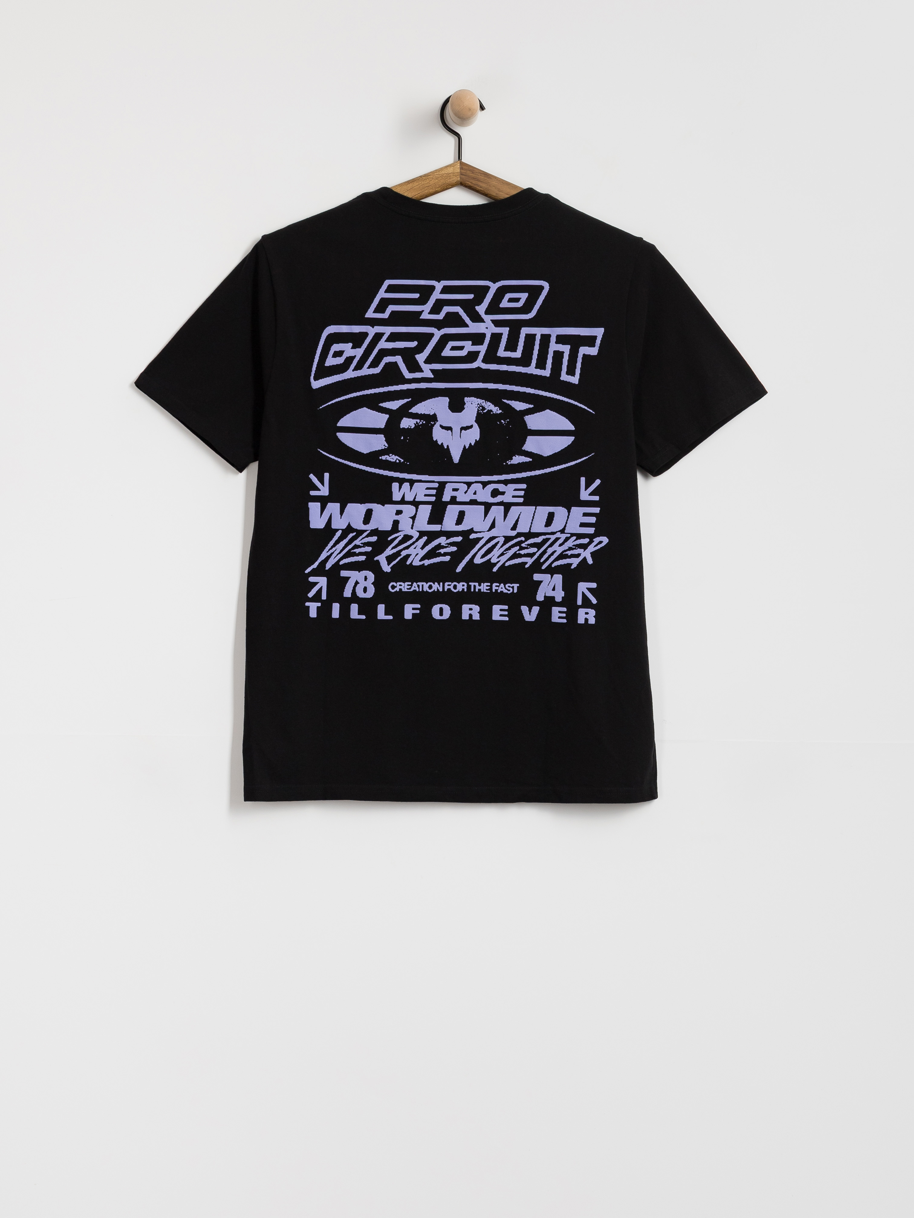 T-shirt Fox Pro Circuit Midweight (black)