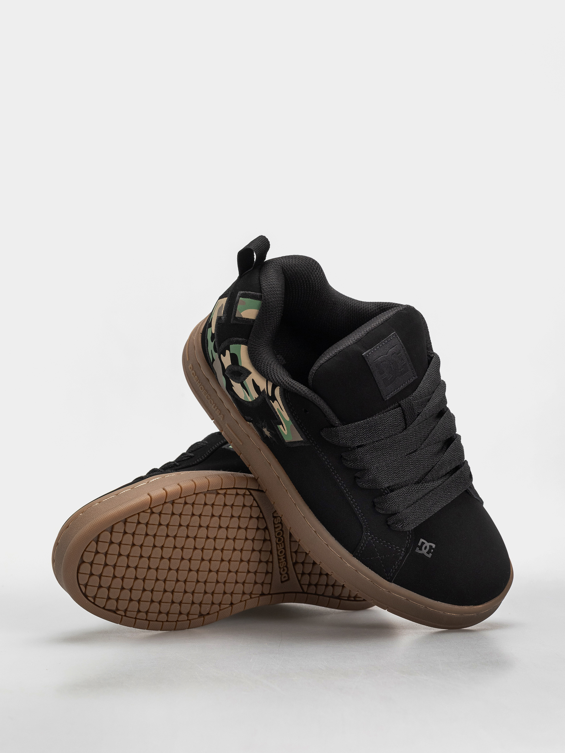 Buty DC Court Graffik (black/black/gum)
