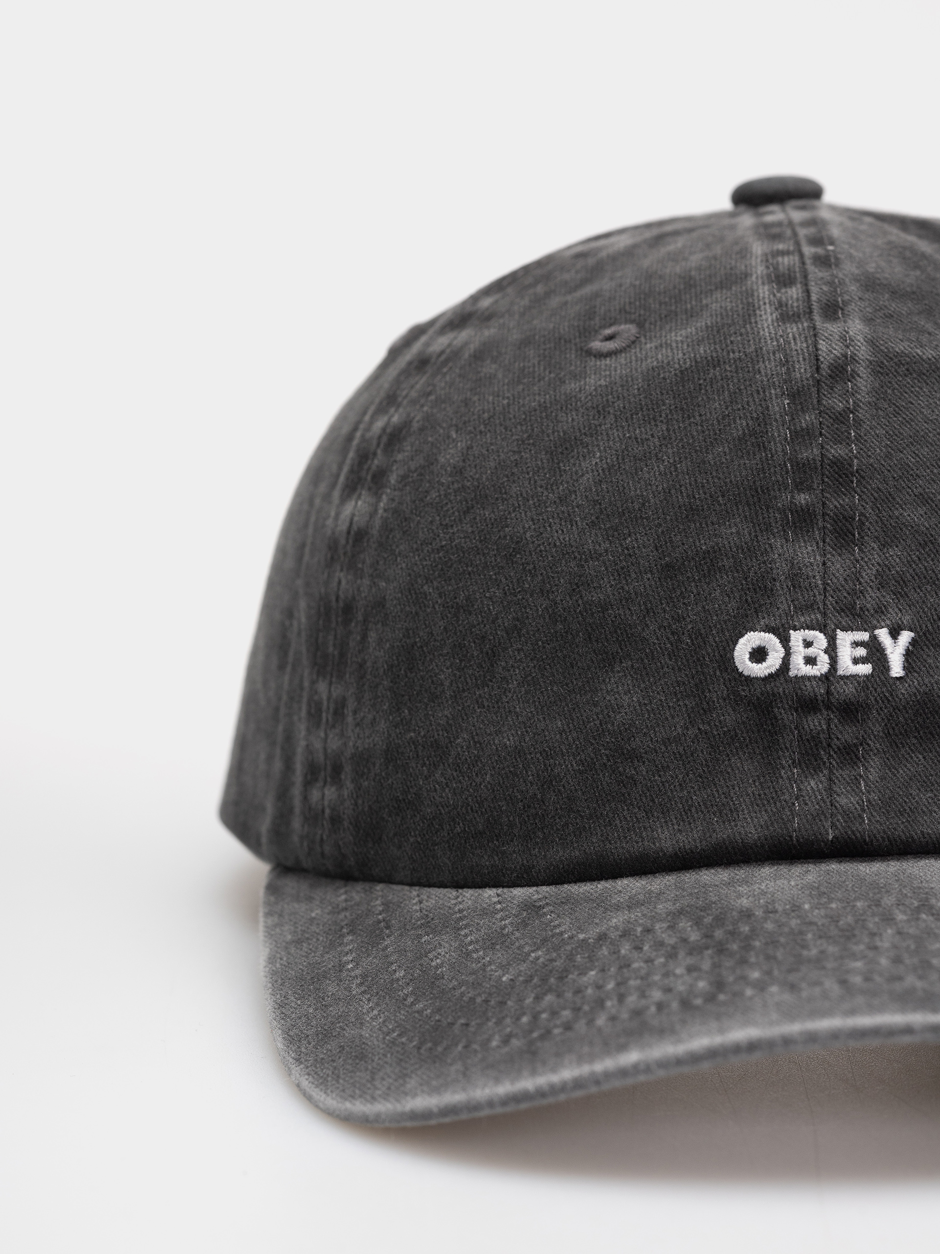 Czapka z daszkiem OBEY Pigment Bold 6 Panel (pigment black)