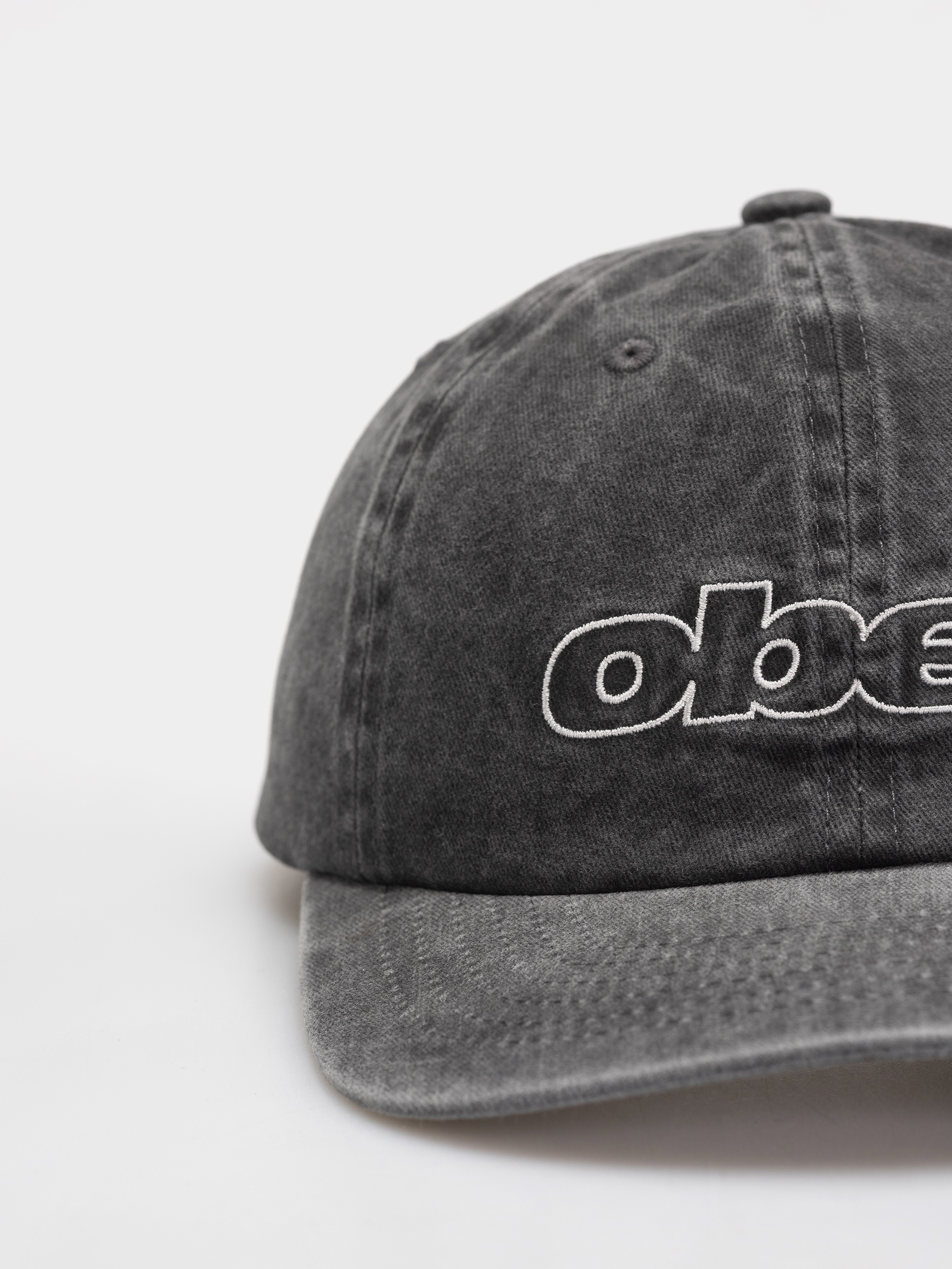 Czapka z daszkiem OBEY Pigment Outline Delta 6 Panel (pigment black)