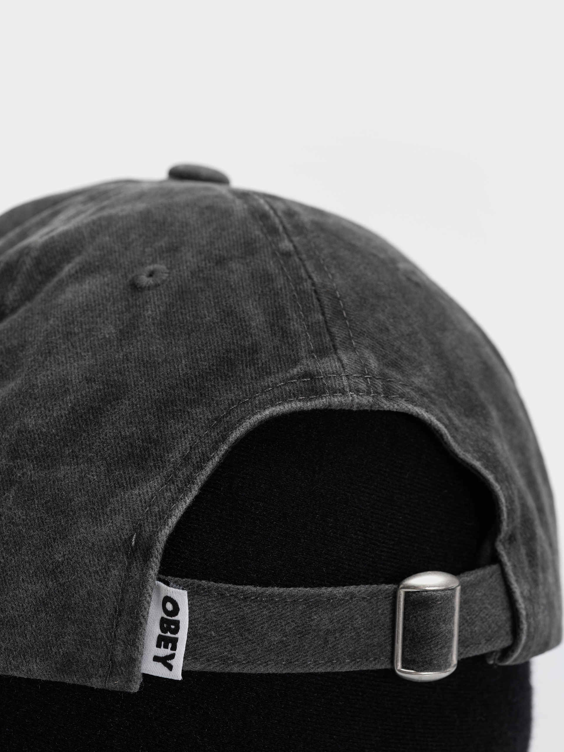 Czapka z daszkiem OBEY Pigment Outline Delta 6 Panel (pigment black)