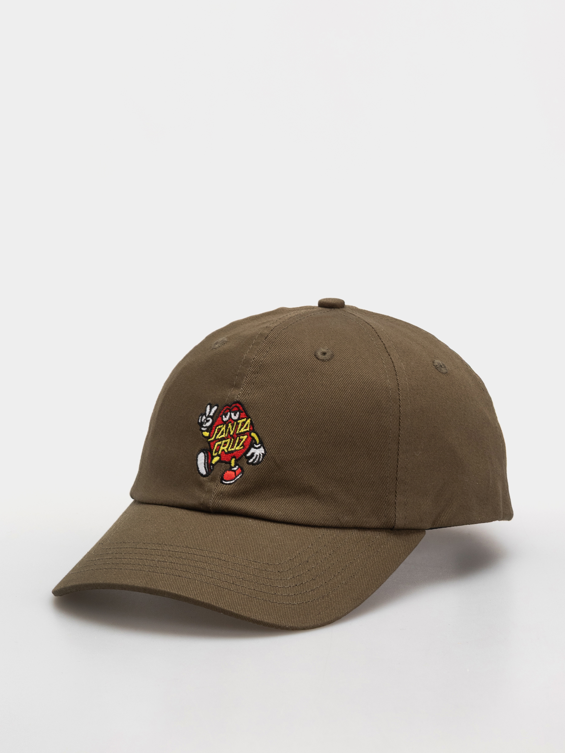 Czapka z daszkiem Santa Cruz Dot Guy (deep olive)