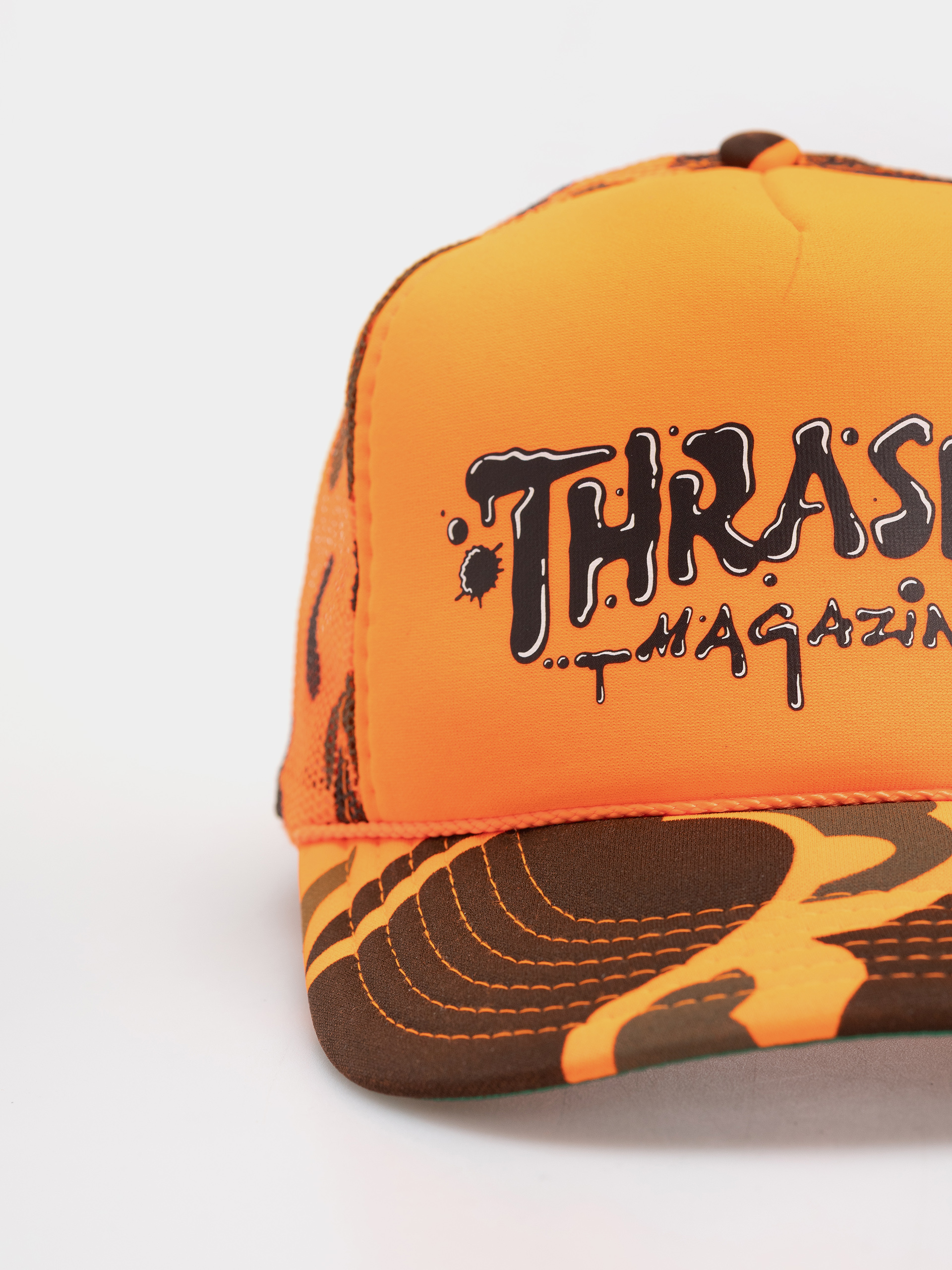 Czapka z daszkiem Thrasher Wet Paint Trucker (orange camo)