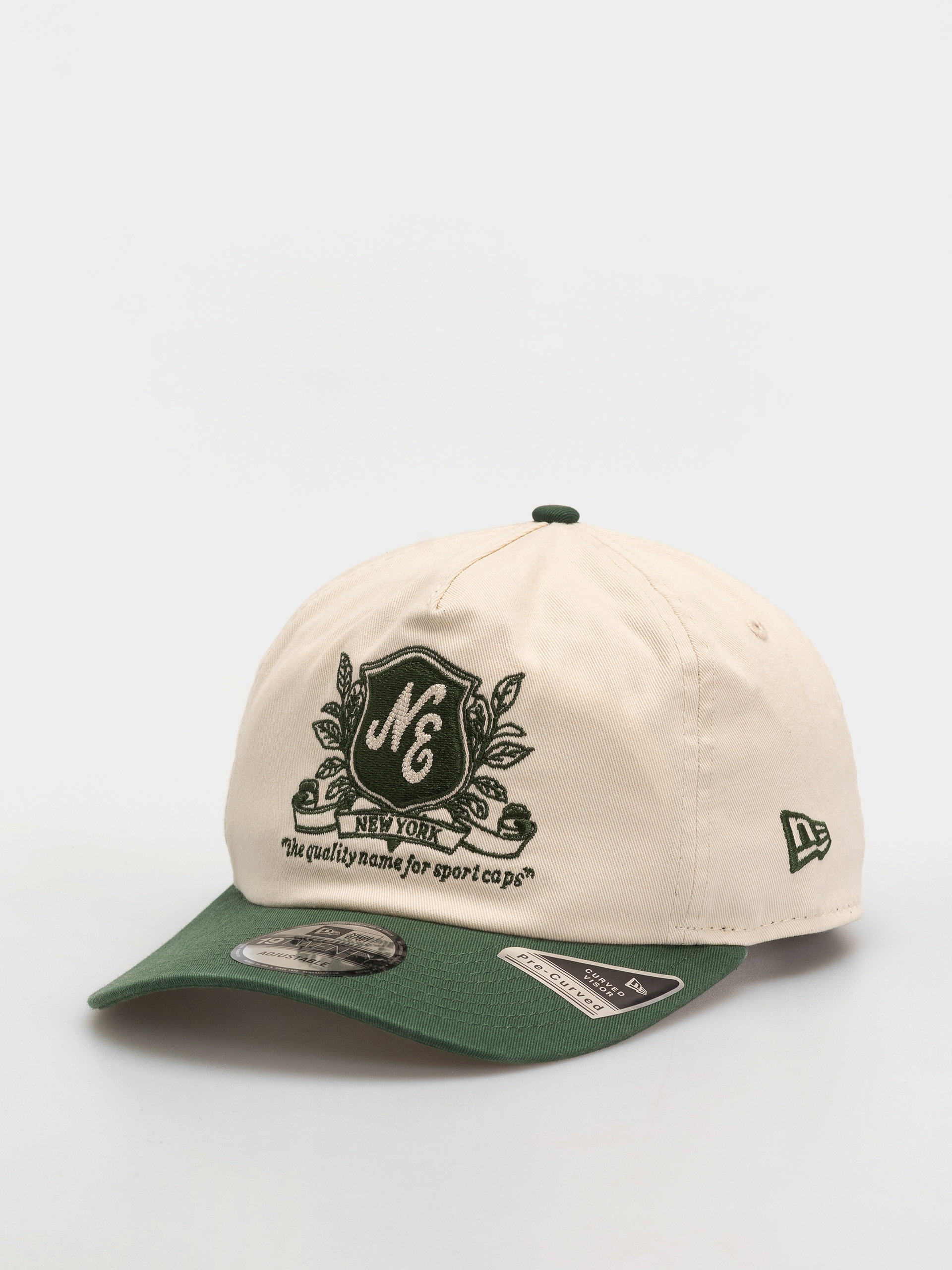 Czapka z daszkiem New Era Washed Graphic 19Twenty (light cream/green)
