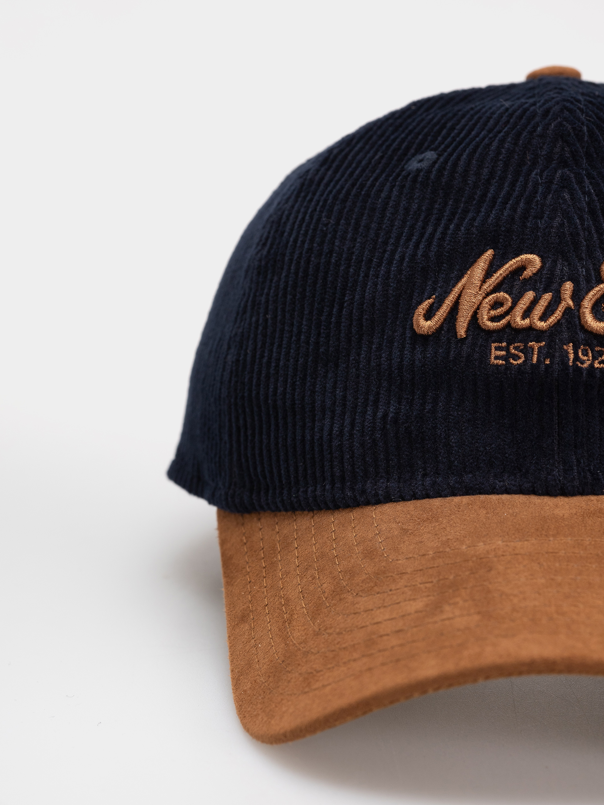 Czapka z daszkiem New Era Cord Mix 9Twenty (navy/brown)