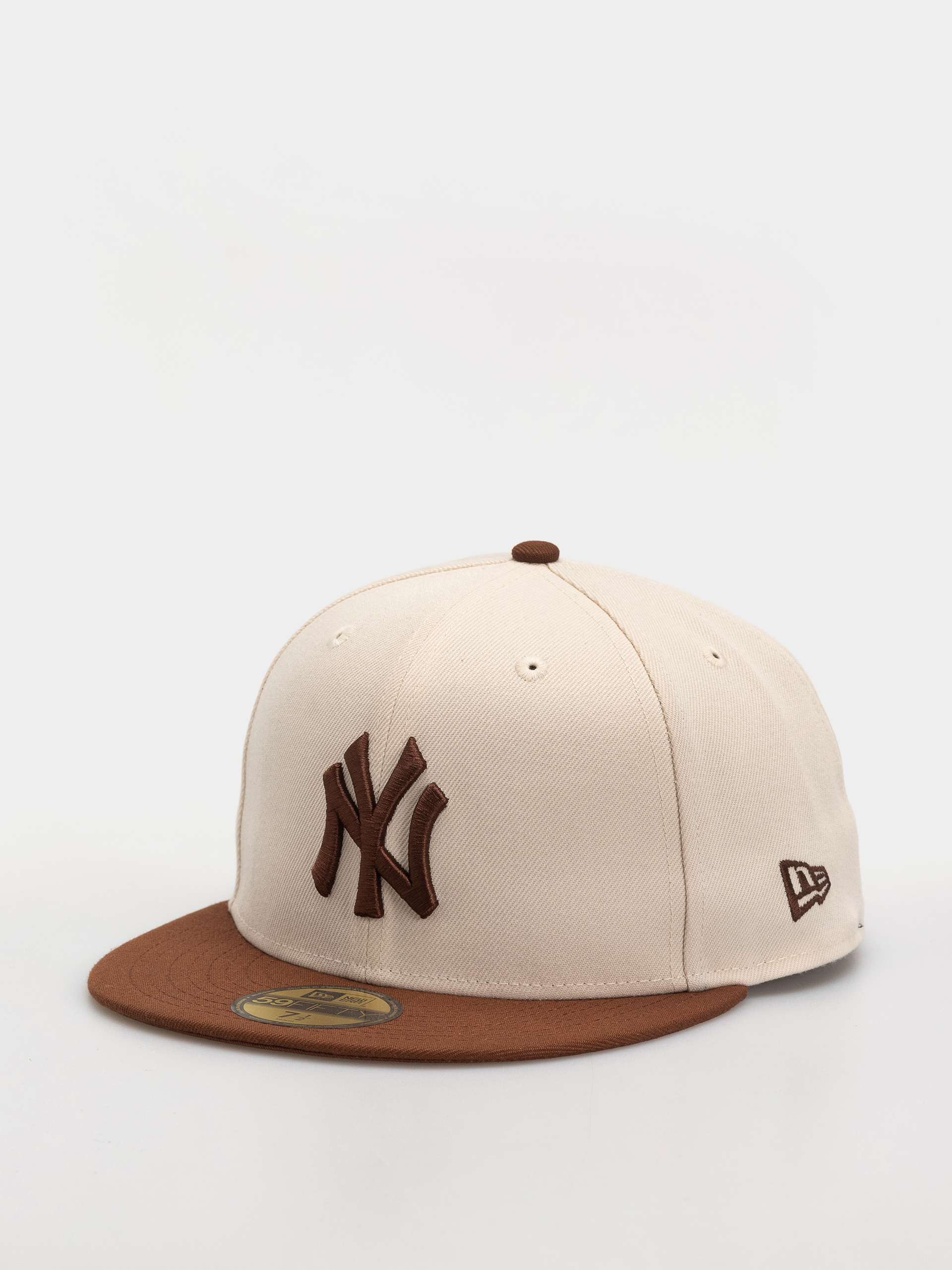 Czapka z daszkiem New Era Colour Block League Essential 59Fifty New York Yankees (light cream/brown)