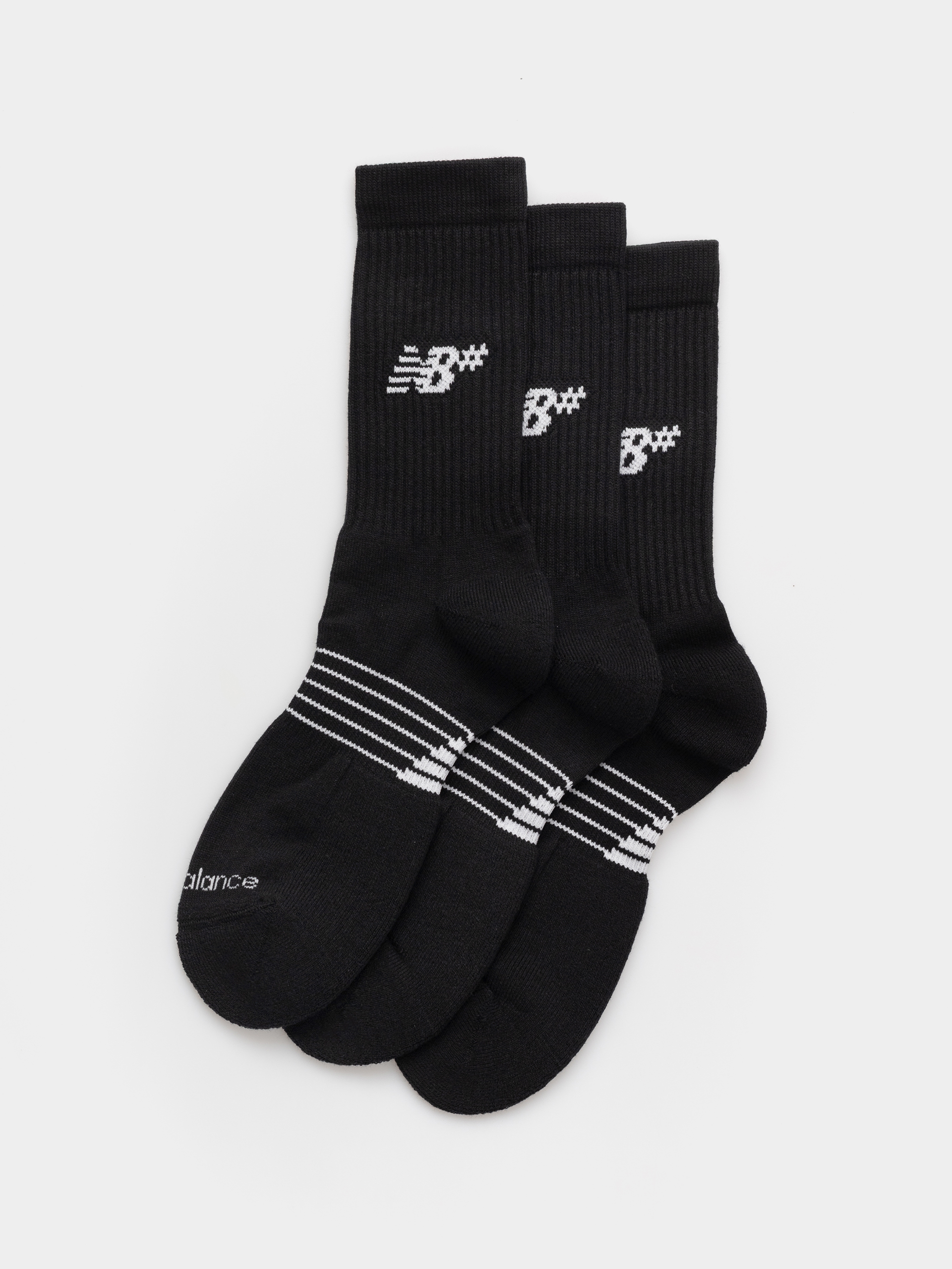 Skarpetki New Balance Active Numeric 3 Packs (black)