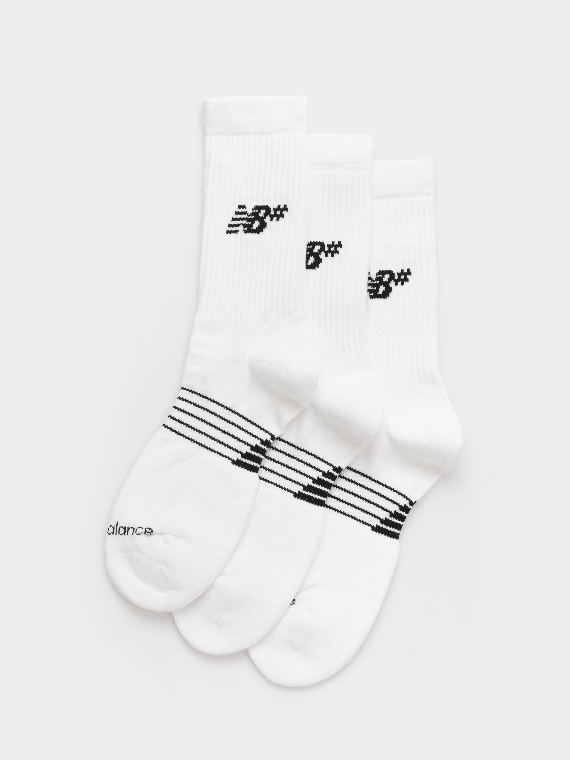 Skarpetki New Balance Active Numeric 3 Packs (white)