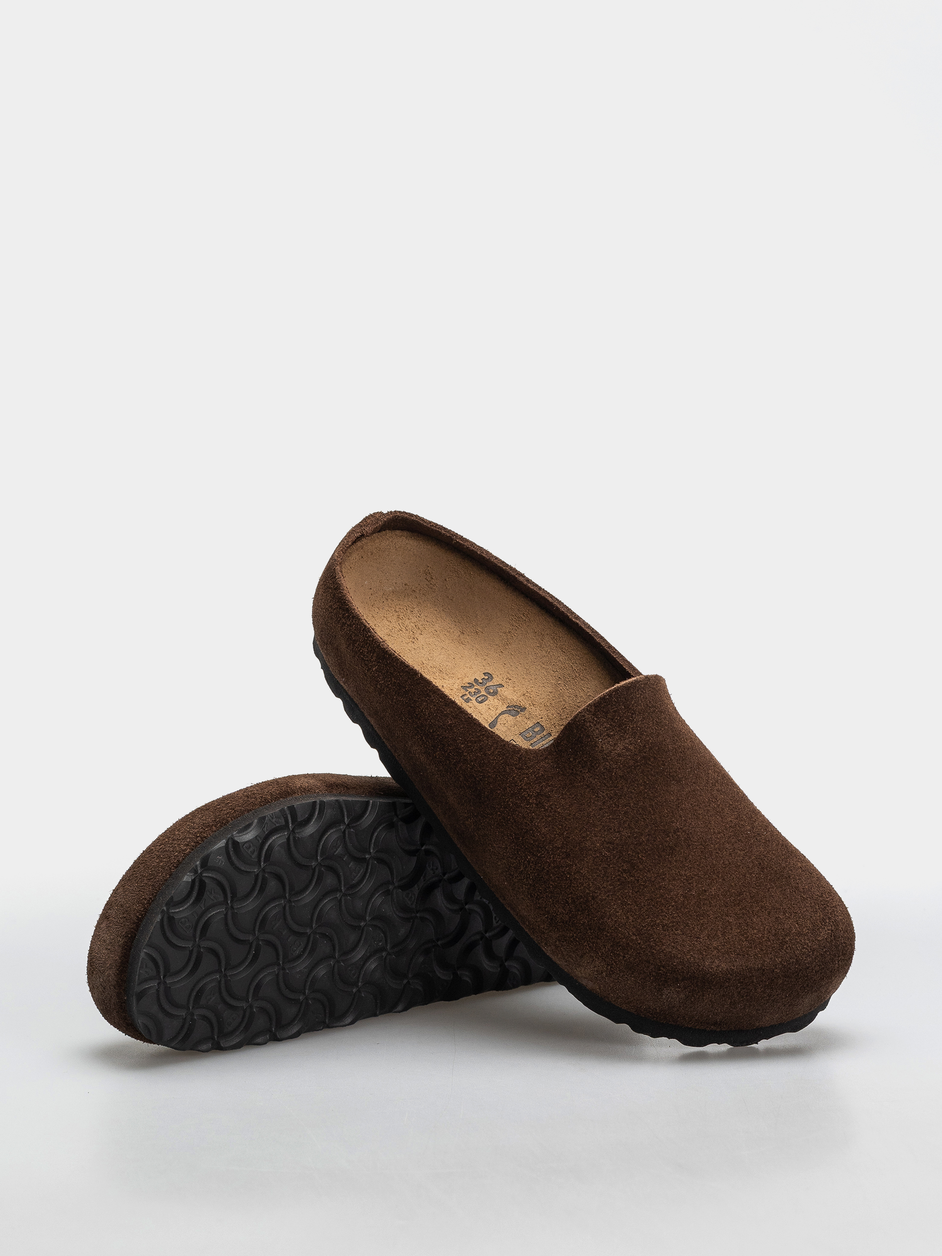 Klapki Birkenstock Amsterdam Wrapped Suede Leather Narrow (carafe)