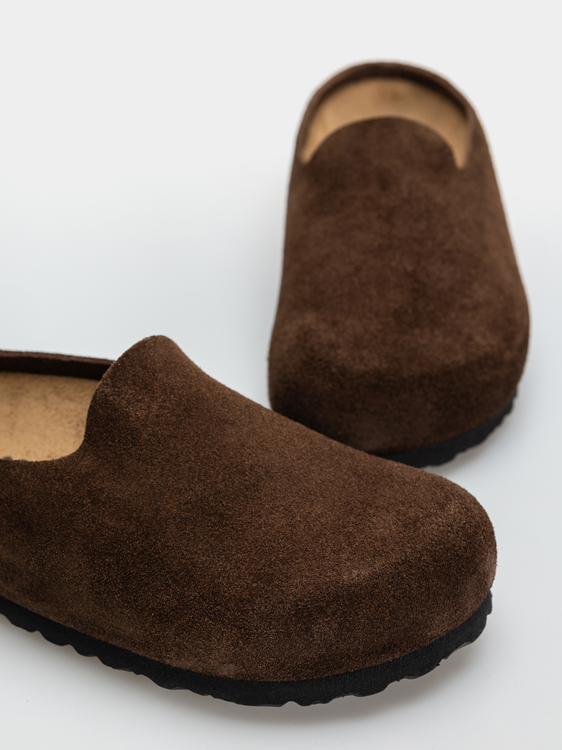 Klapki Birkenstock Amsterdam Wrapped Suede Leather Narrow (carafe)