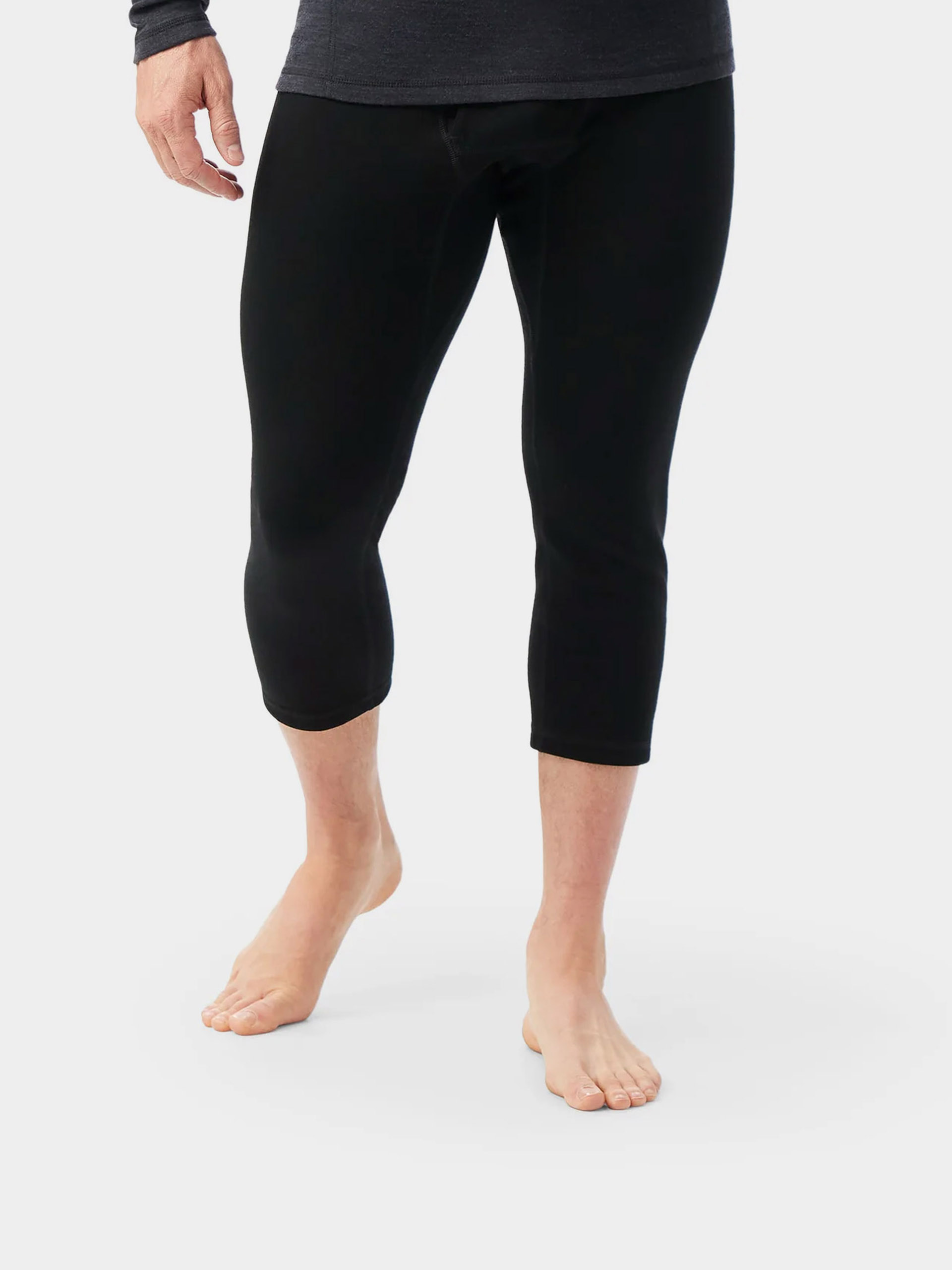 Męskie Legginsy aktywne Smartwool Classic Thermal Merino Base Layer 3/4 Boxed (black)