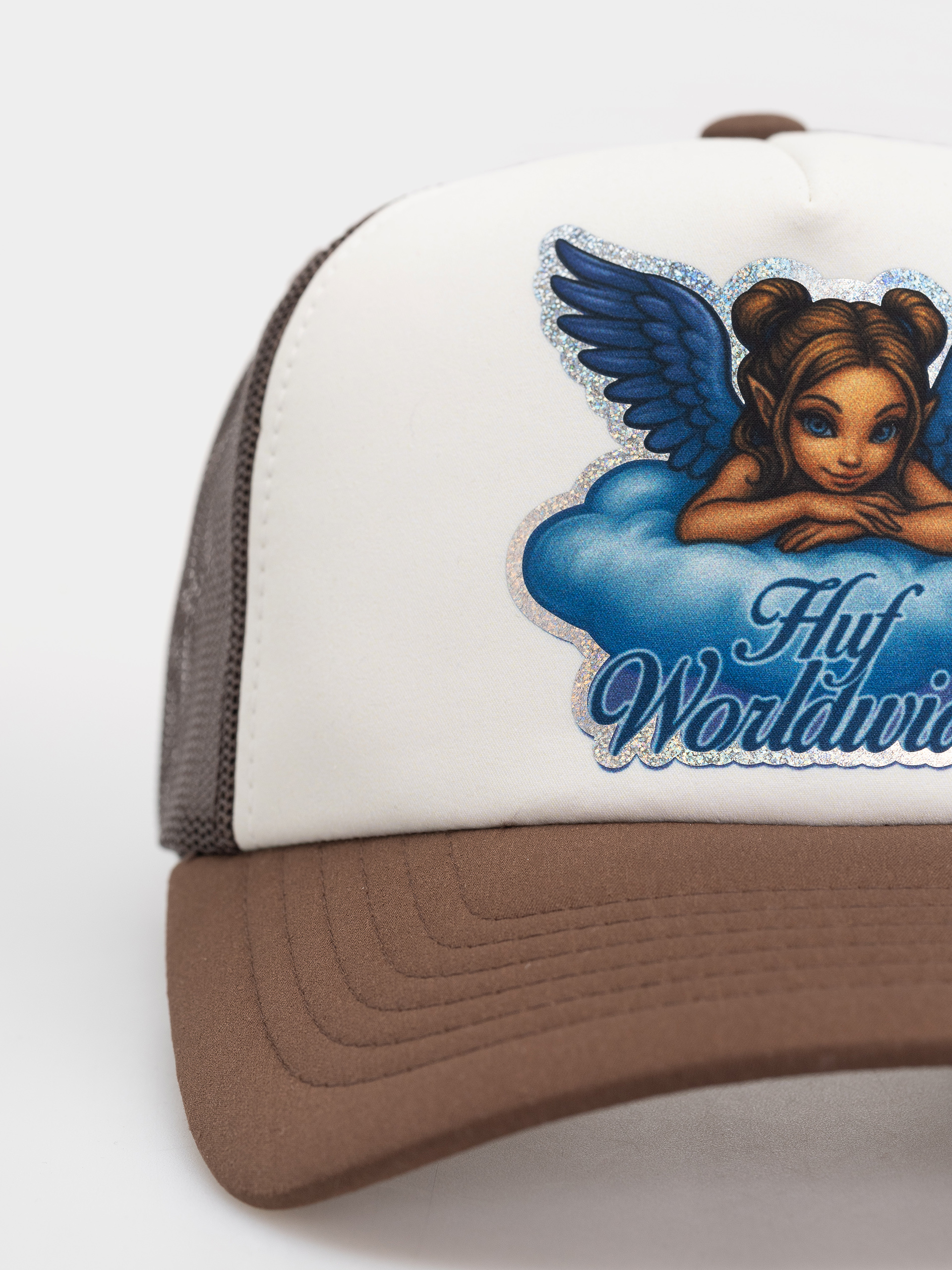 Czapka z daszkiem HUF Bliss Trucker (brown)