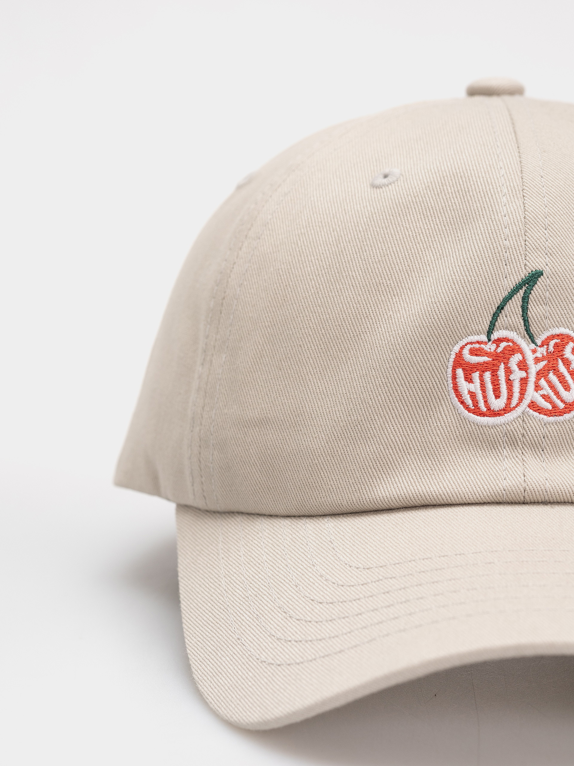 Czapka z daszkiem HUF Cherries 6 Panel (khaki)