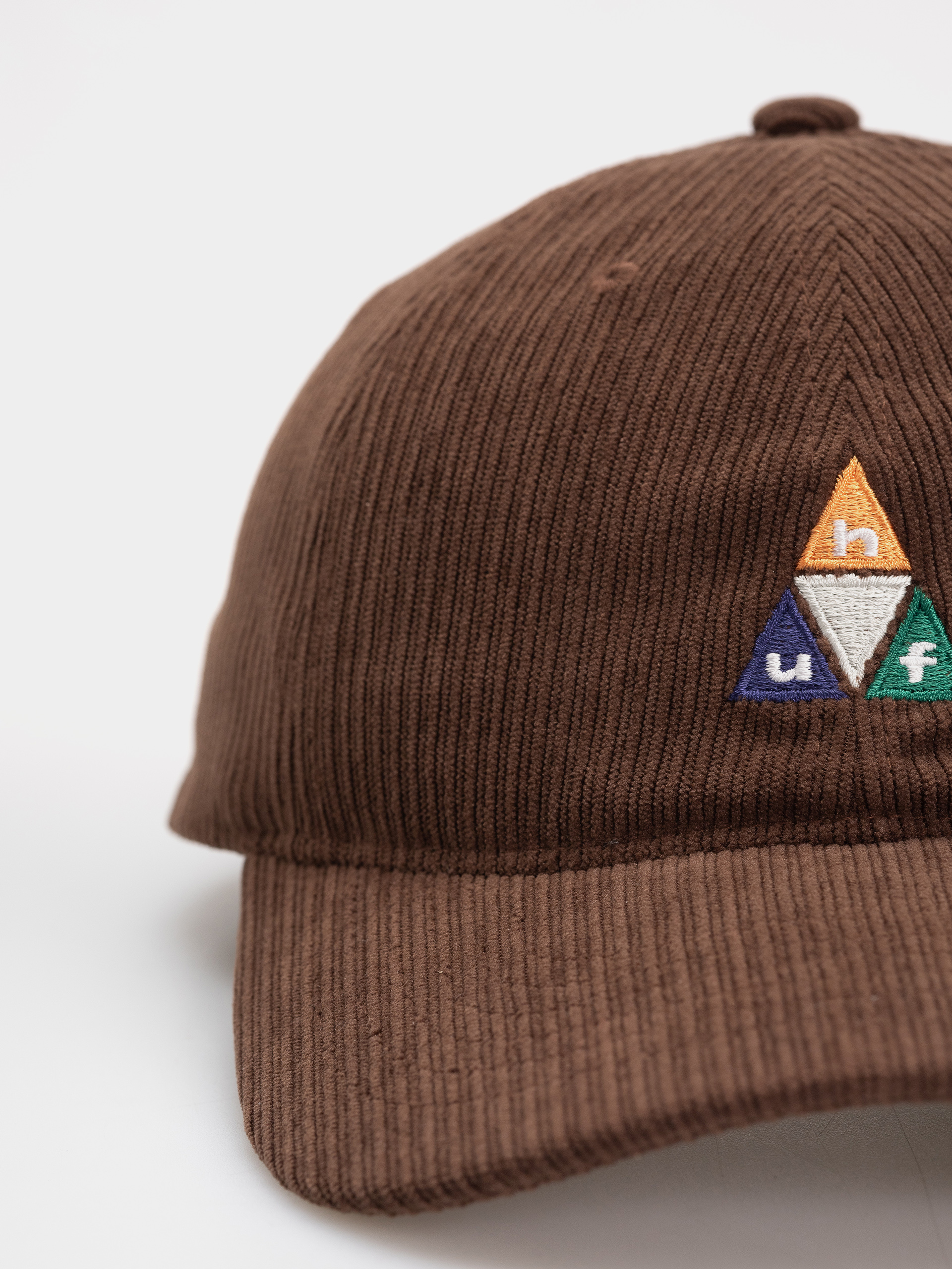 Czapka z daszkiem HUF Prism Tt Cord 6 Panel (dark brown)