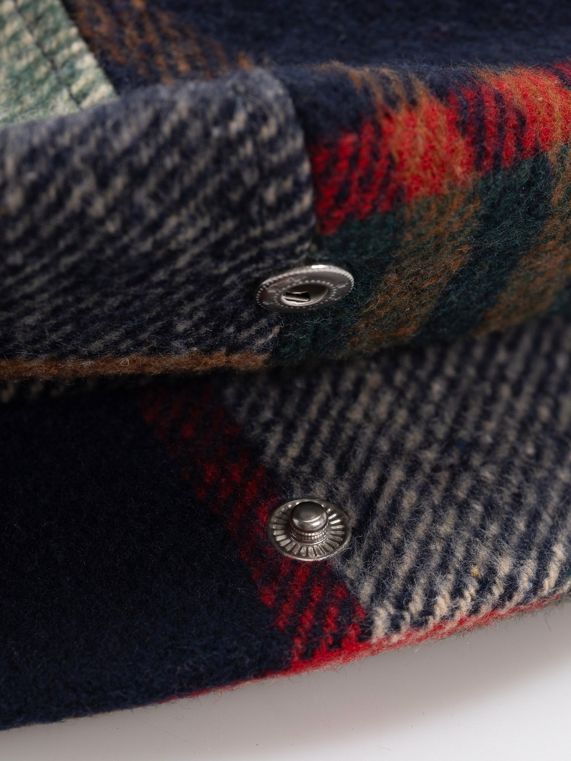 Kaszkiet Brixton Brood Snap Cap (navy/green/red/cream)