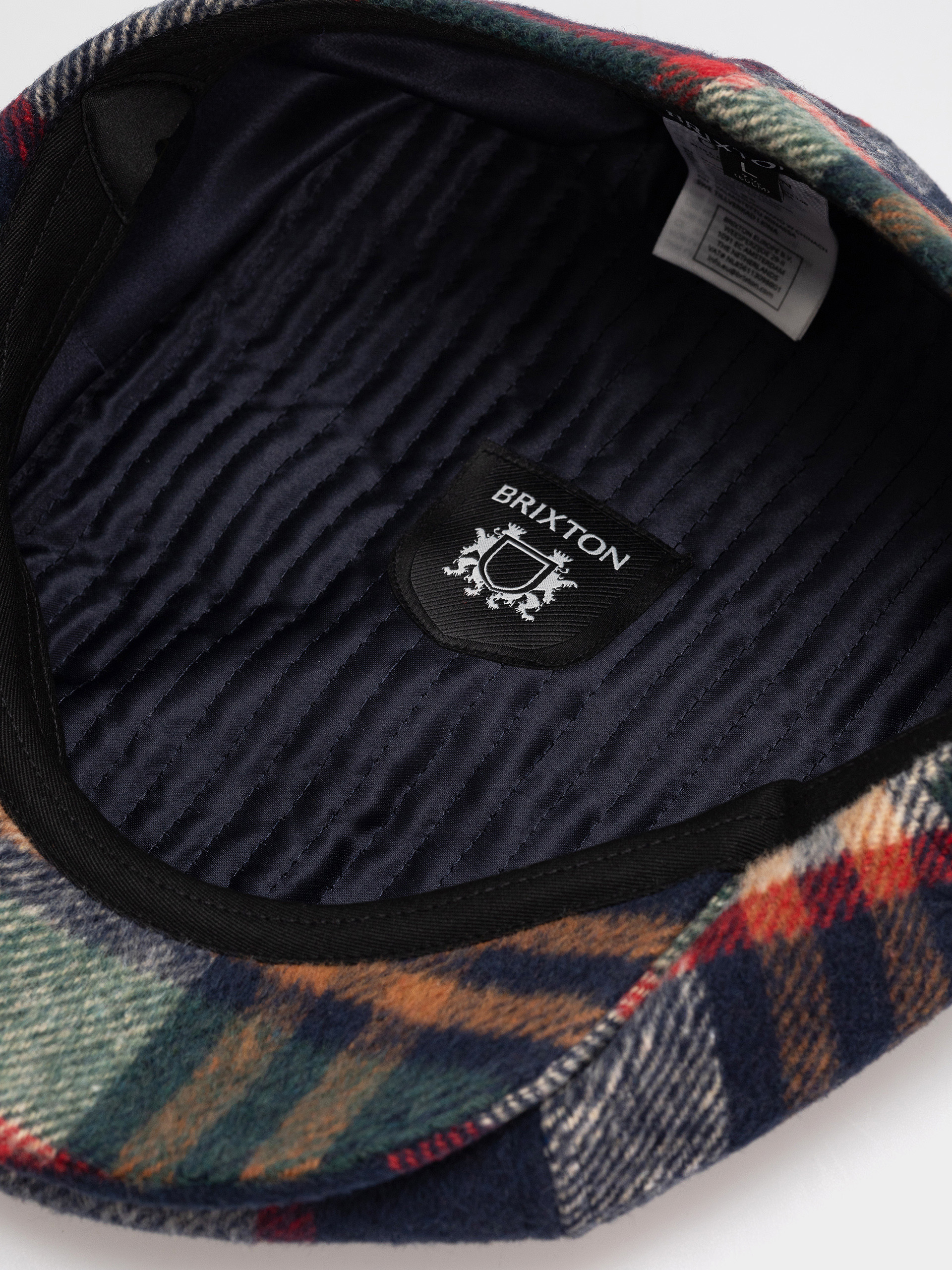 Kaszkiet Brixton Brood Snap Cap (navy/green/red/cream)