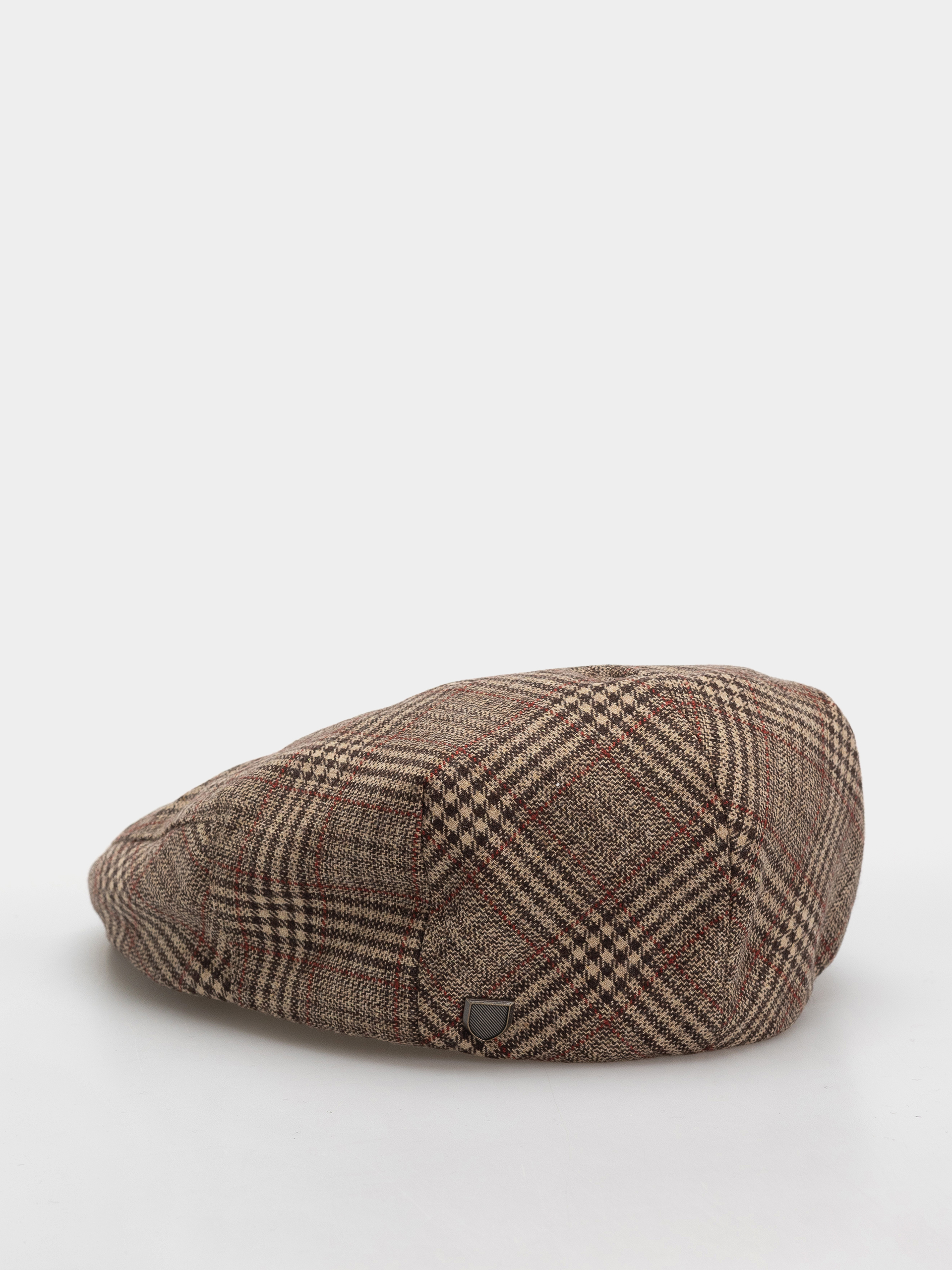 Kaszkiet Brixton Hooligan Snap Cap (brown/tan/red plaid)