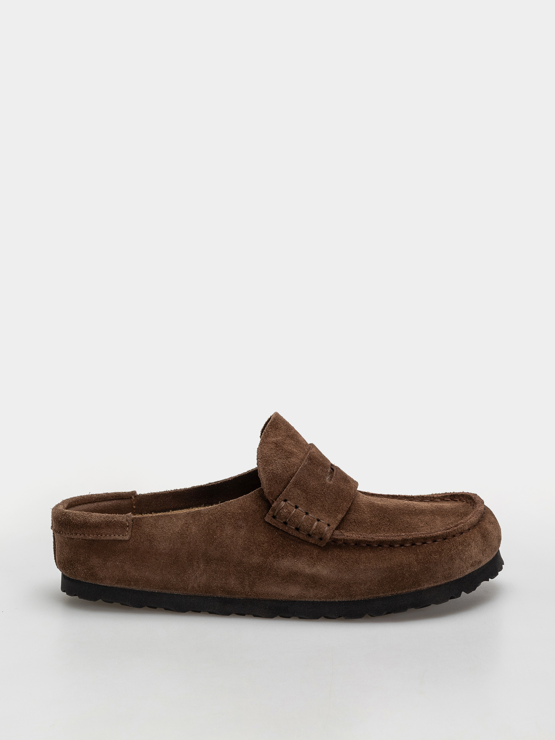 Klapki Birkenstock Naples Wrapped Suede Leather Narrow (carafe)