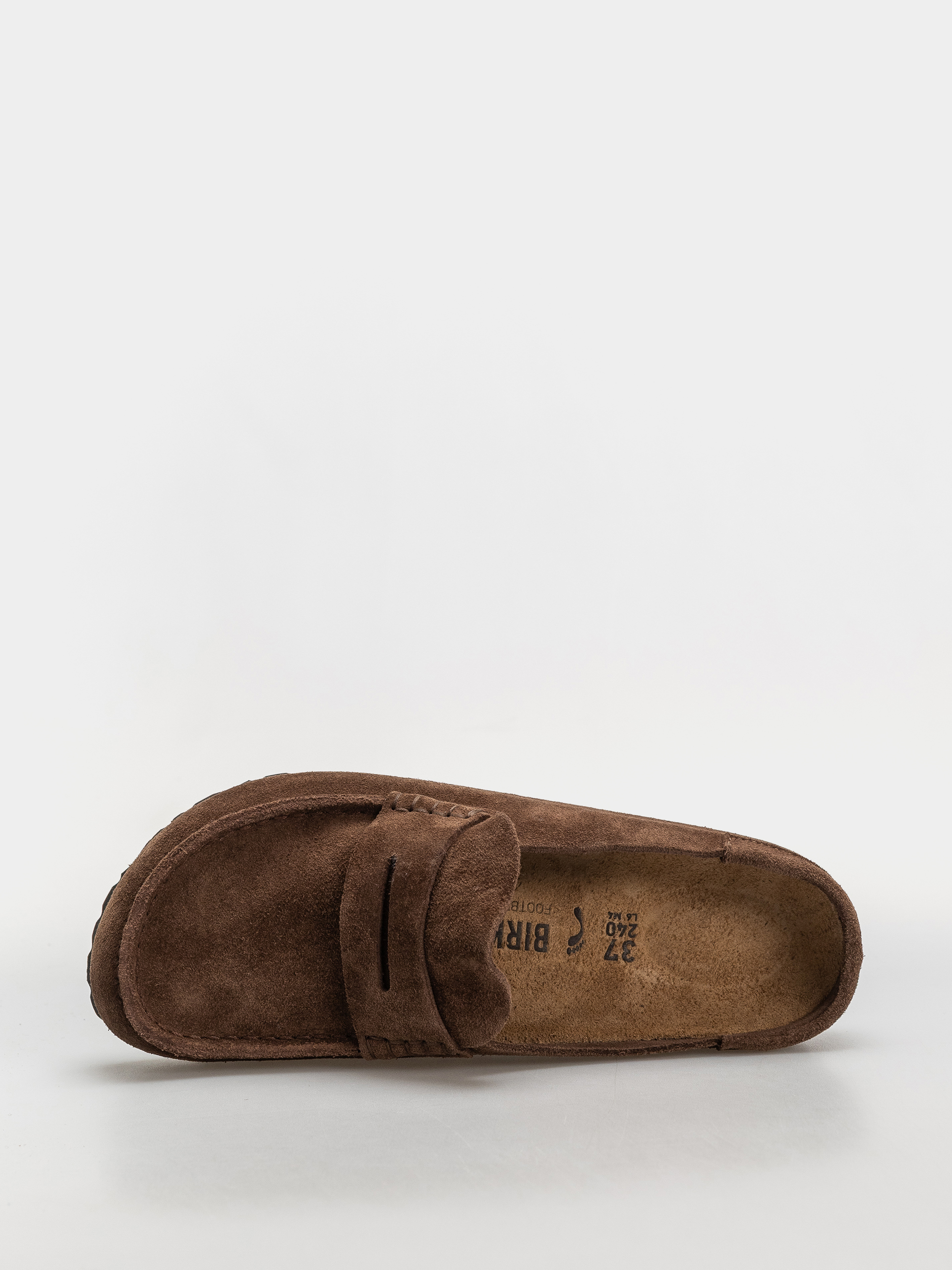 Klapki Birkenstock Naples Wrapped Suede Leather Narrow (carafe)