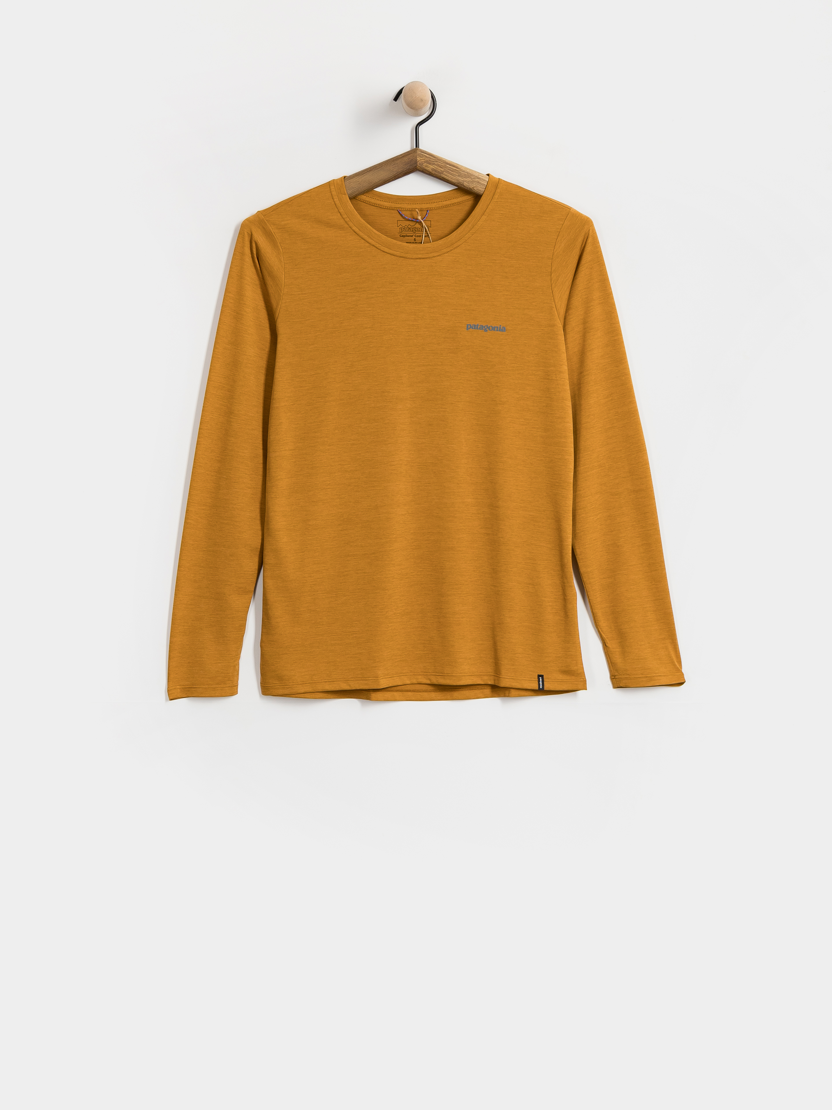 Longsleeve Patagonia Cap Cool Daily Boardshort Logo Wmn (cinnamon brown dark cinnamon brown x dye)