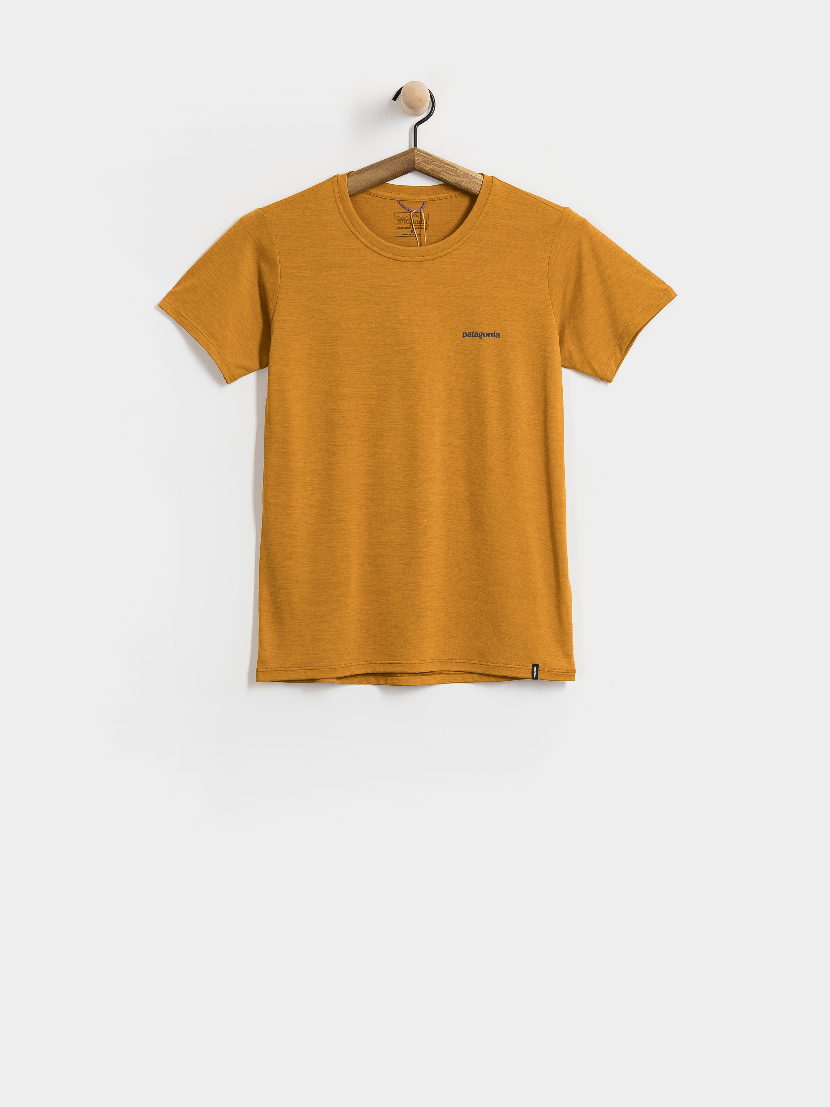 T-shirt Patagonia Cap Cool Daily Boardshort Logo Wmn (cinnamon brown dark cinnamon brown x dye)