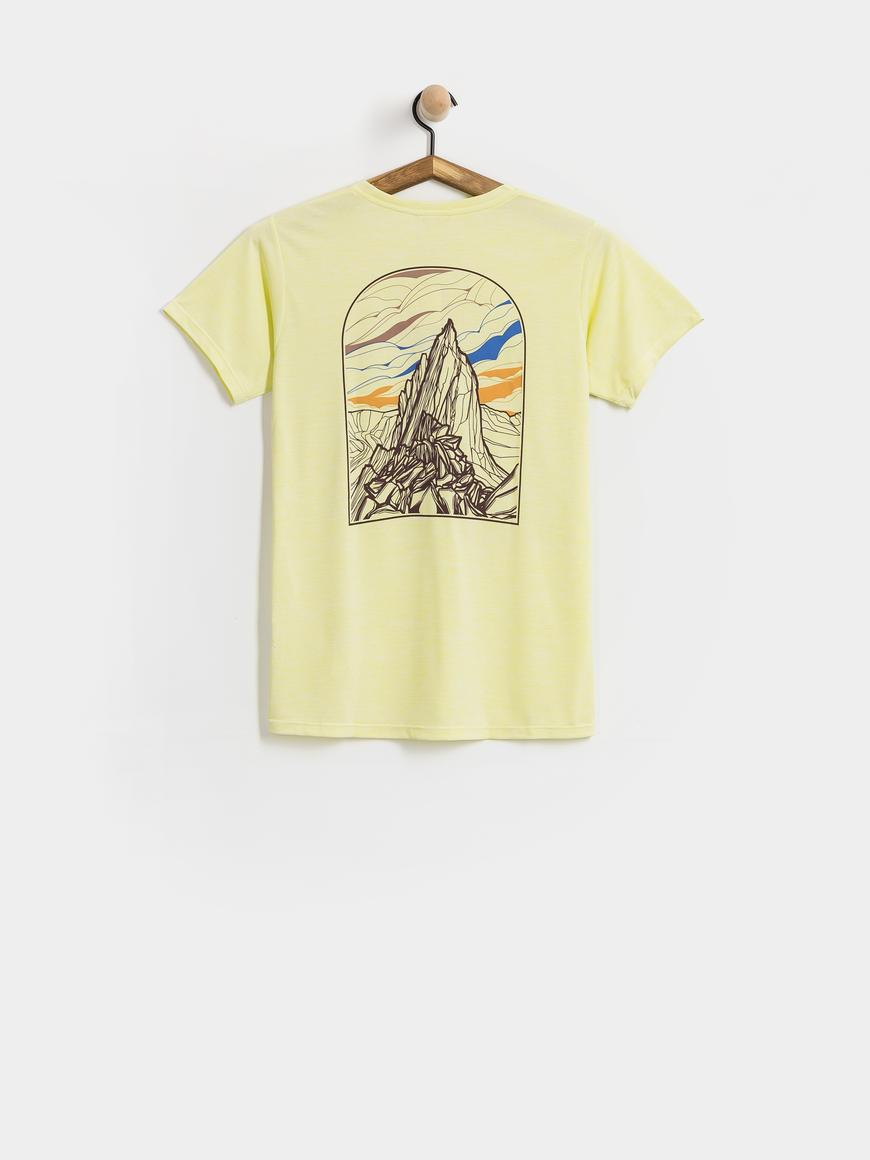 T-shirt Patagonia Cap Cool Daily Cloud Crag Wmn (vellum green)