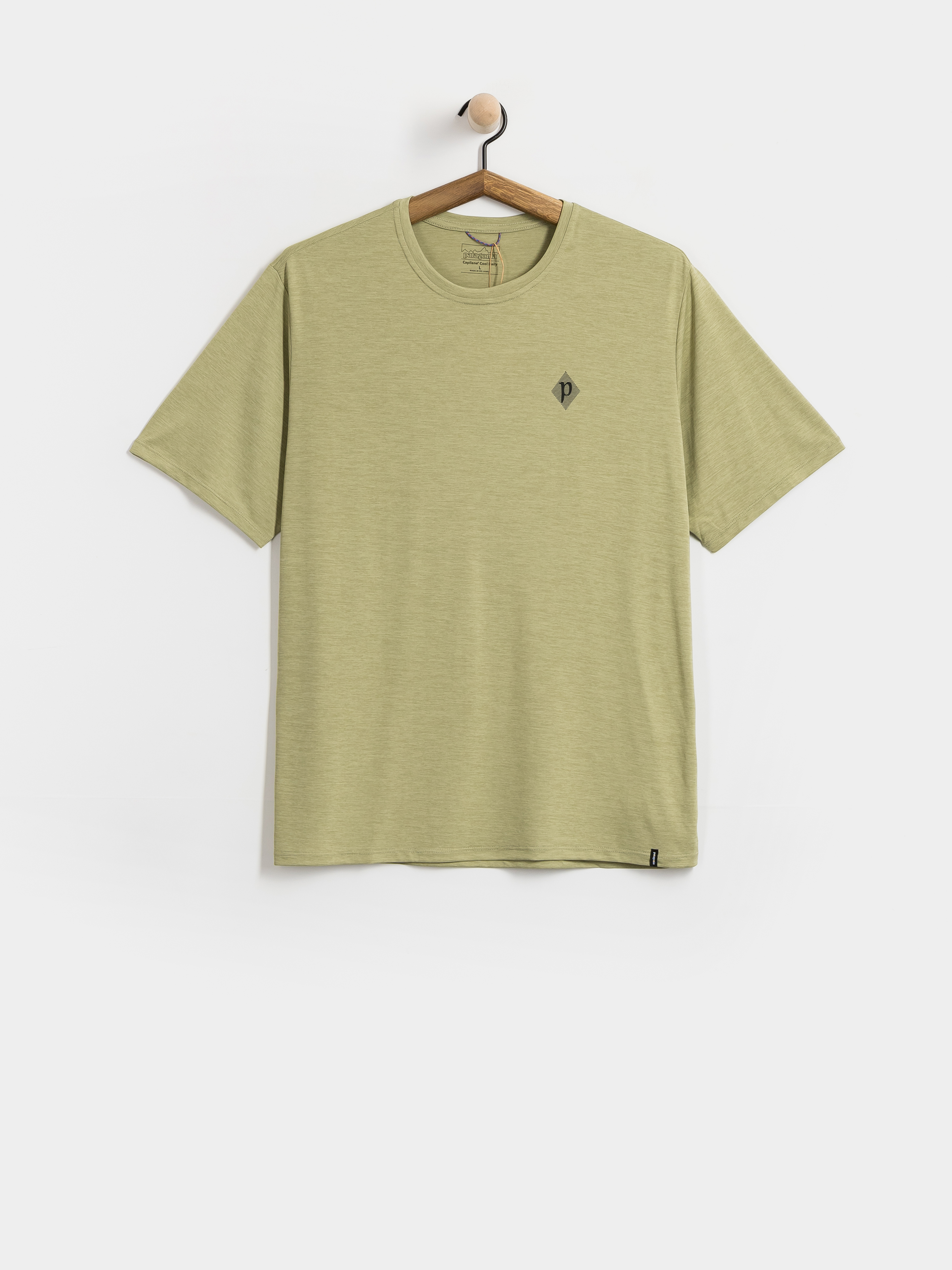 T-shirt Patagonia Cap Cool Daily Hut Tripper (gumtree green light gumtree green x dye)