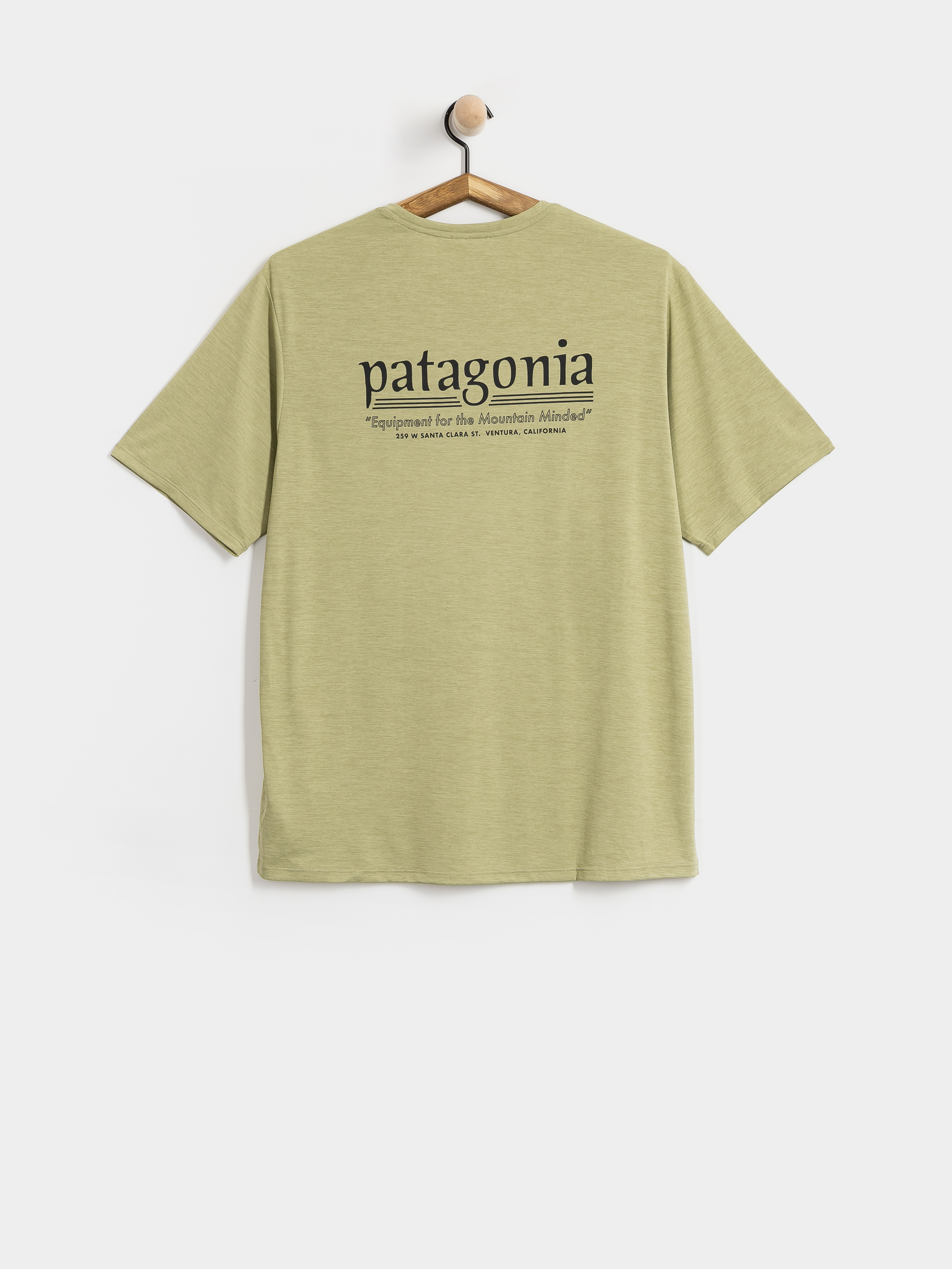 T-shirt Patagonia Cap Cool Daily Hut Tripper (gumtree green light gumtree green x dye)