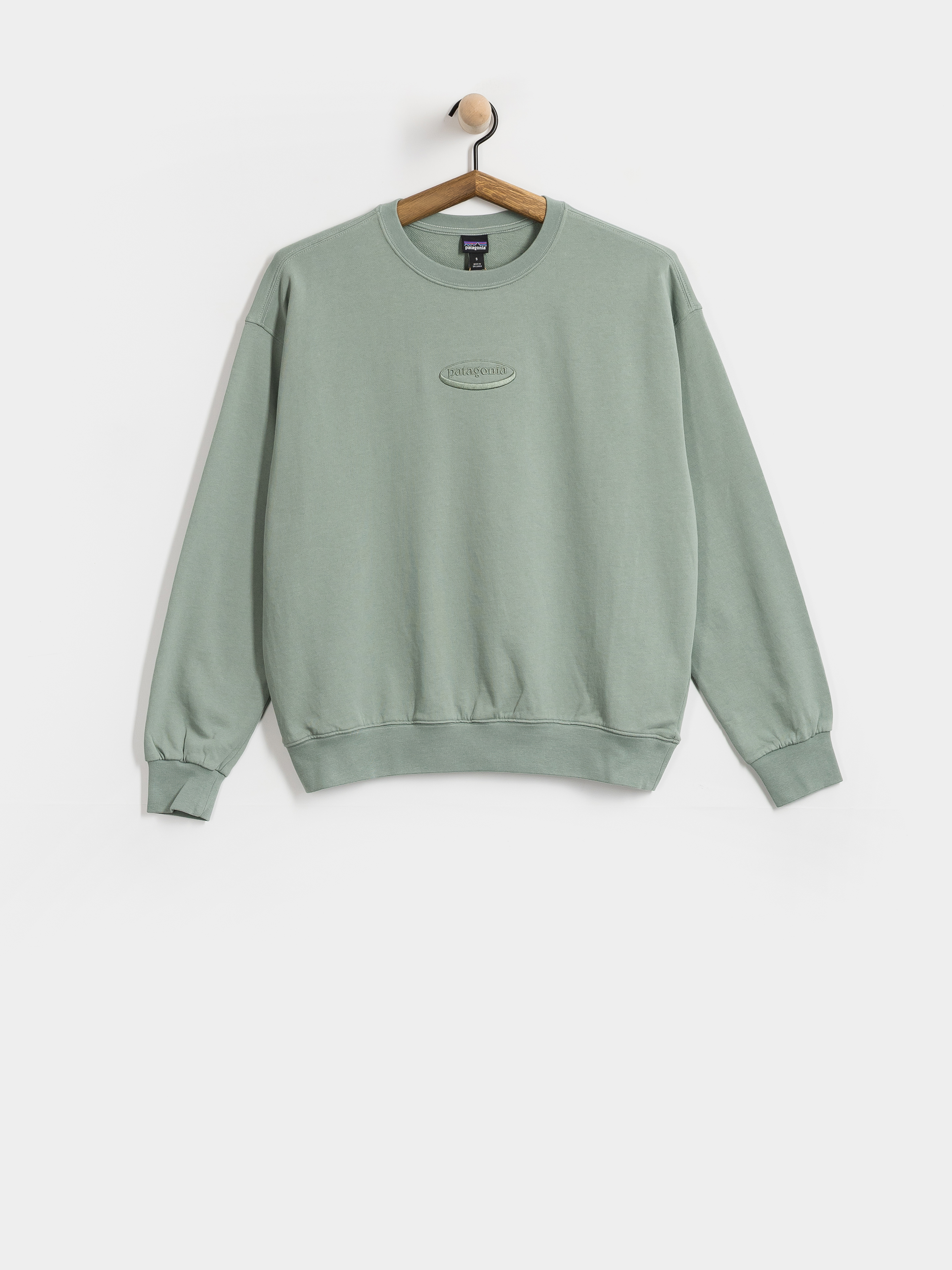 Bluza Patagonia 95 Oval Logo Daily Crew Wmn (cover green)