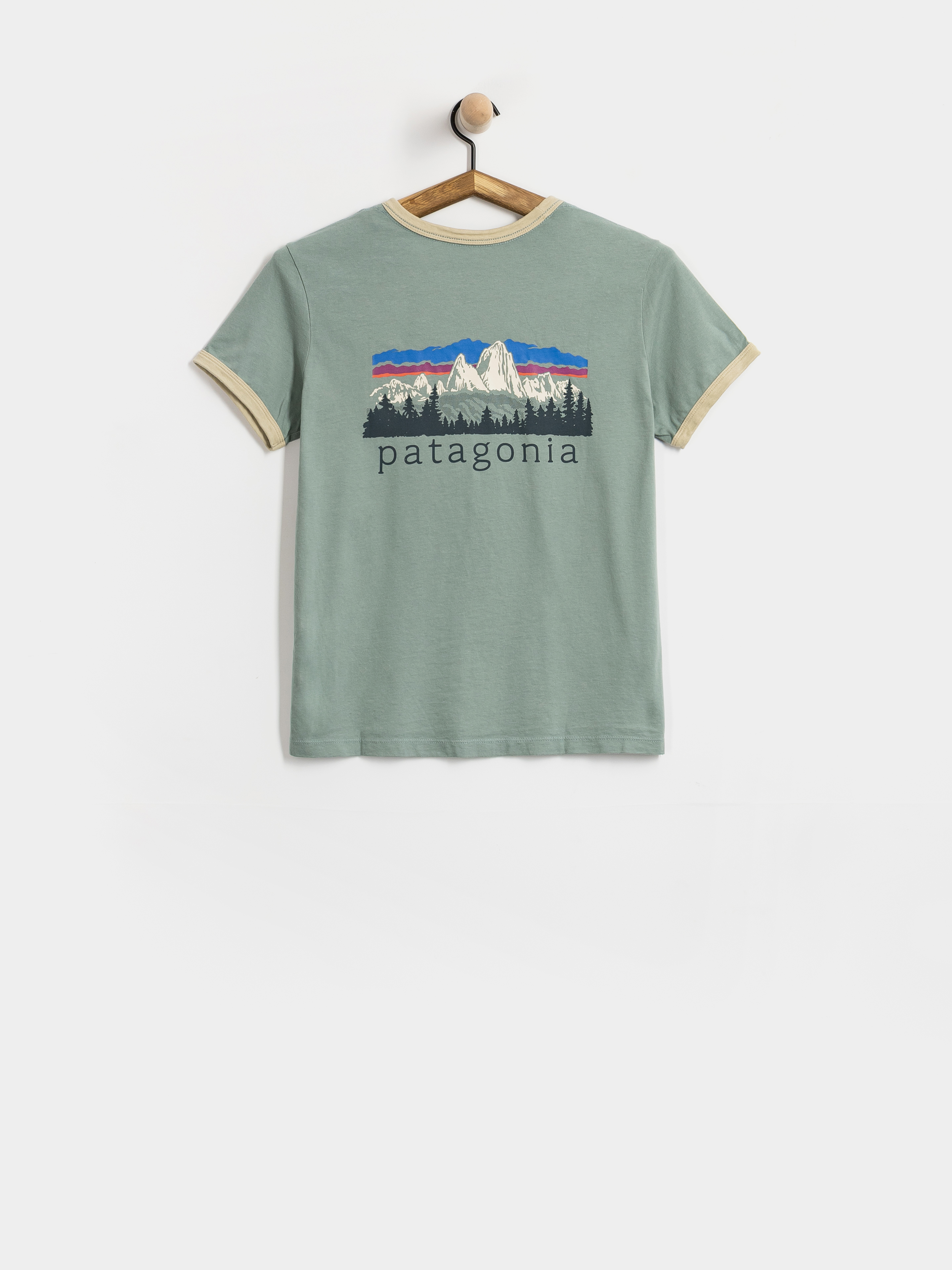 T-shirt Patagonia Fitz Roy Foothills Ringer Wmn