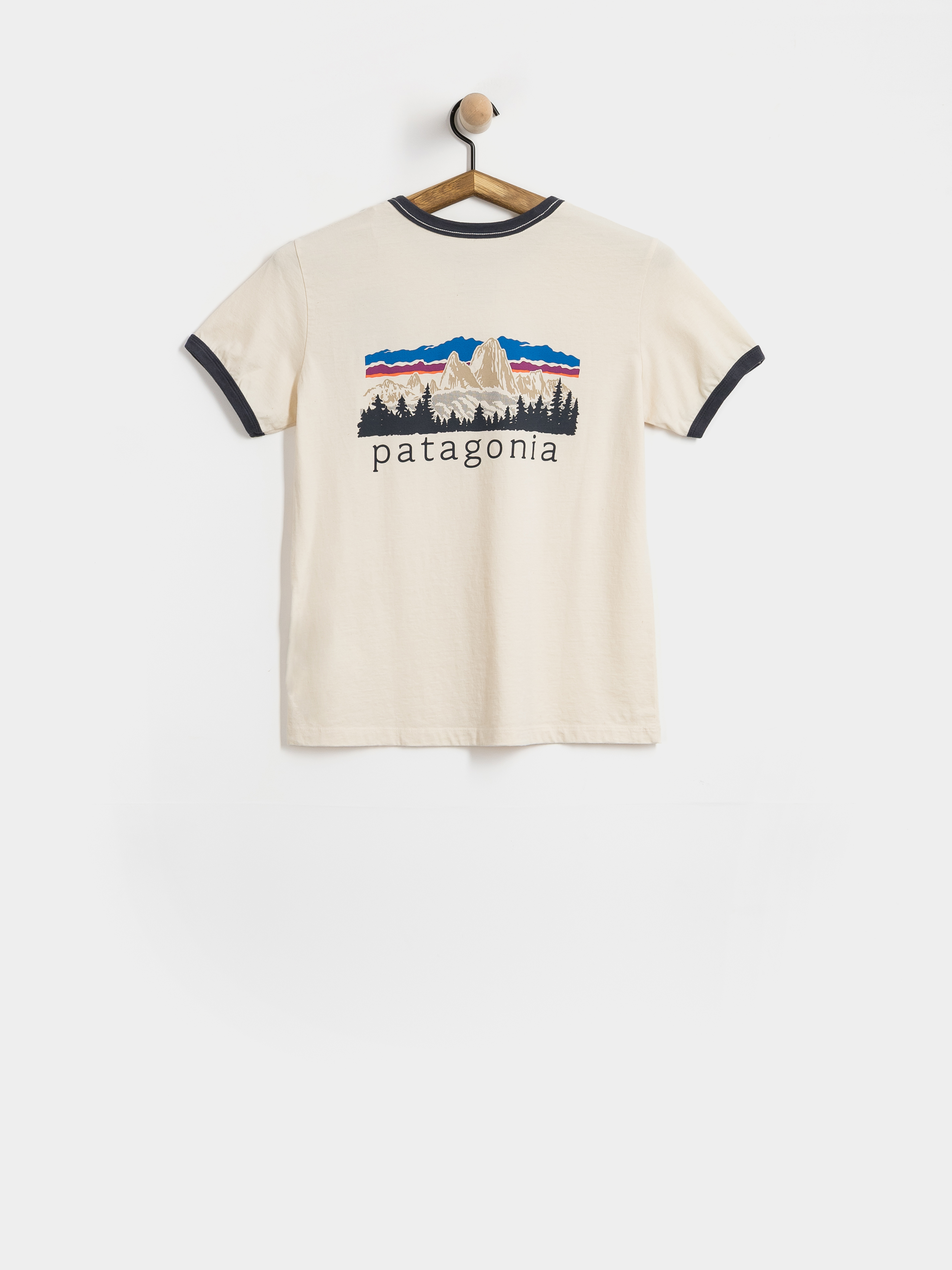 T-shirt Patagonia Fitz Roy Foothills Ringer Wmn