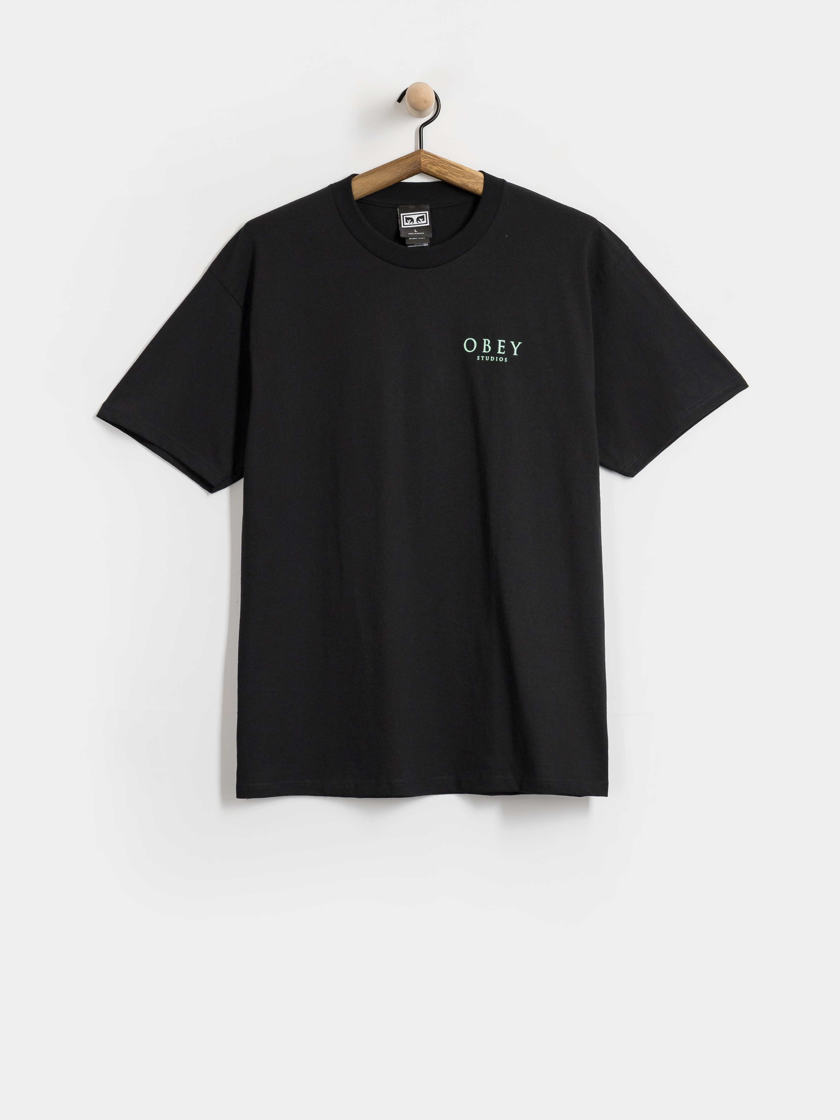 T-shirt OBEY Flores Robus (black)