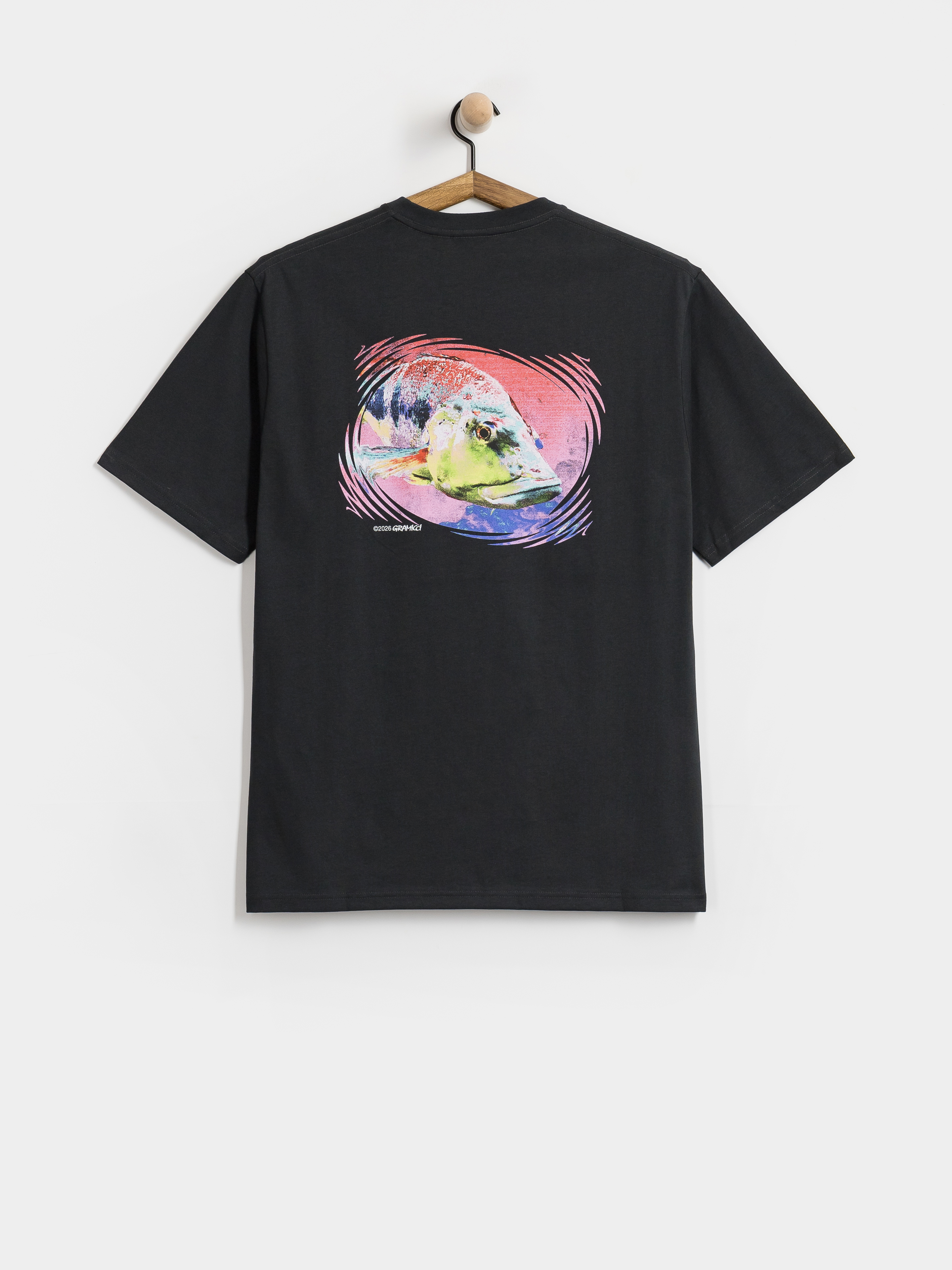 T-shirt Gramicci Bass (vintage black)