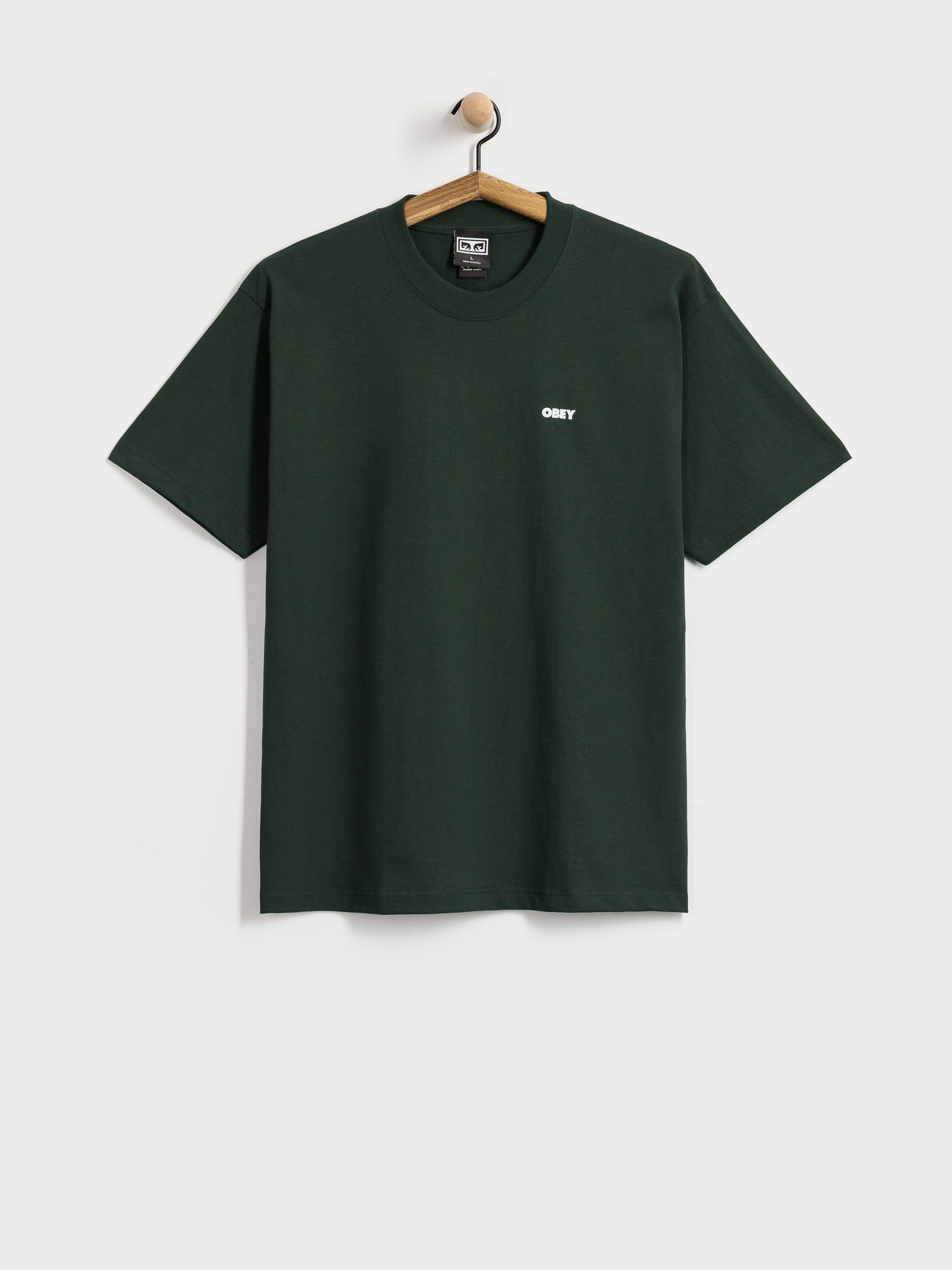 T-shirt OBEY Quarter Eye Icon (forest green)