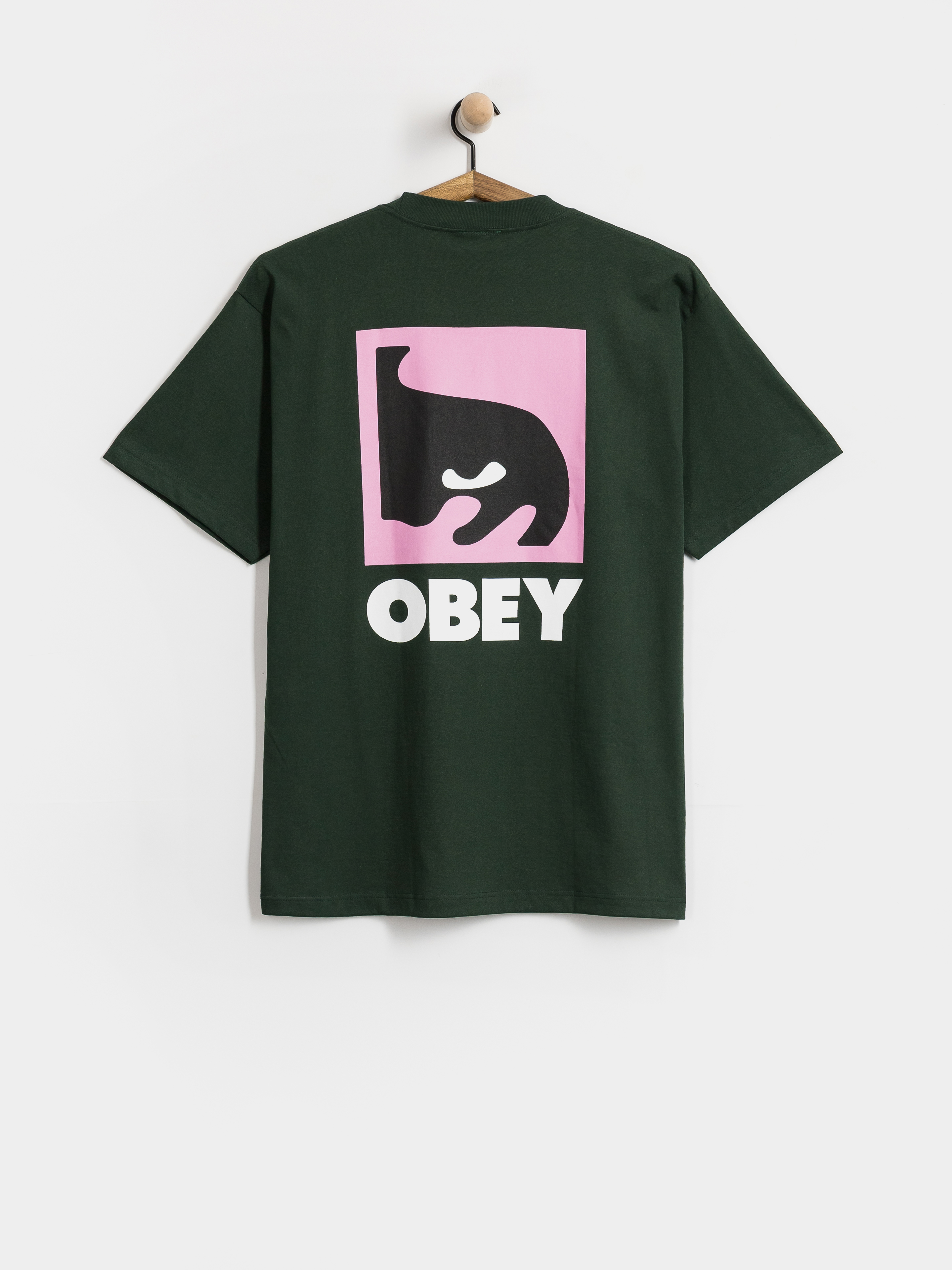 T-shirt OBEY Quarter Eye Icon (forest green)
