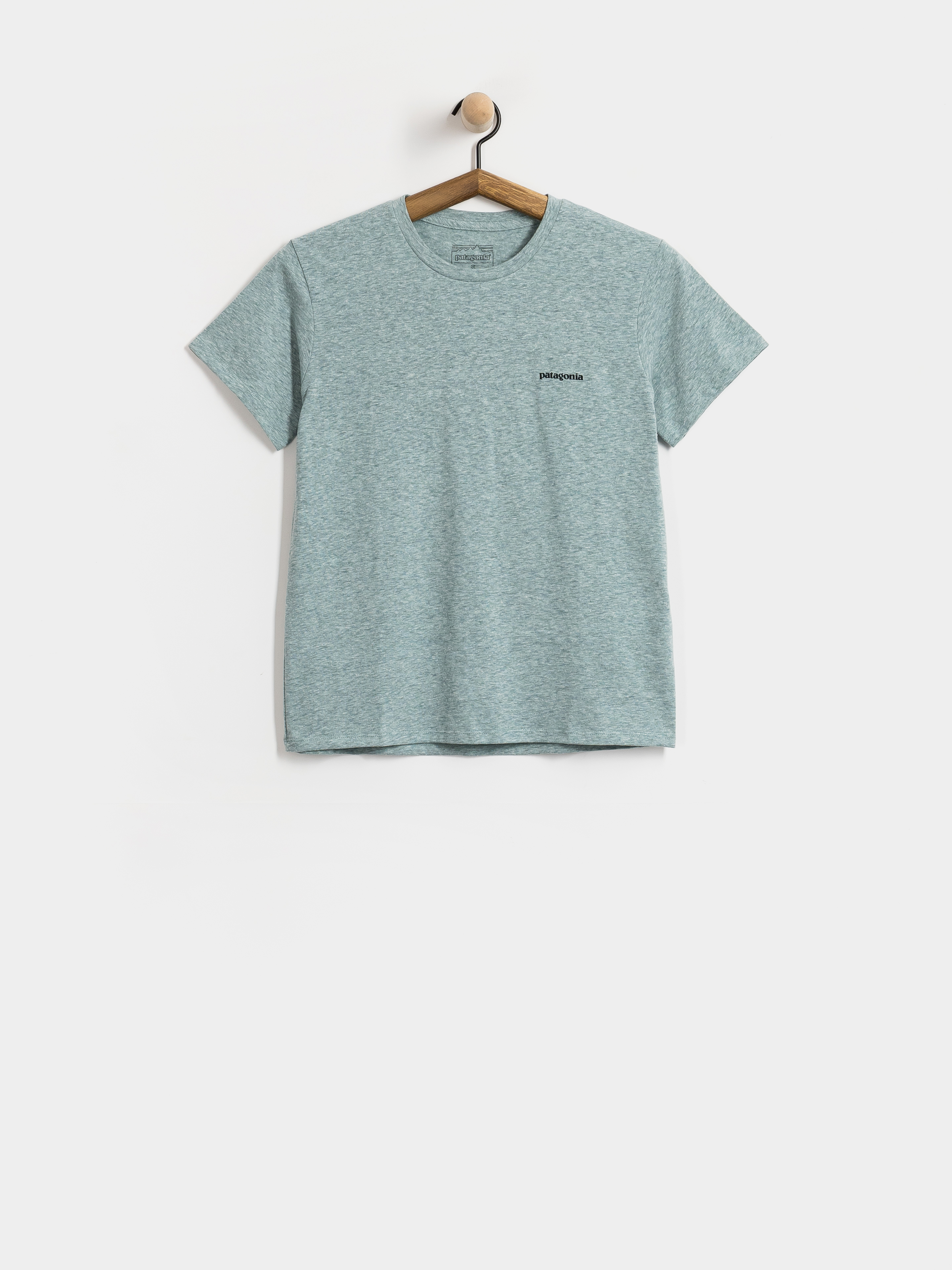 T-shirt Patagonia P 6 Logo Responsibili Wmn (blue sage)