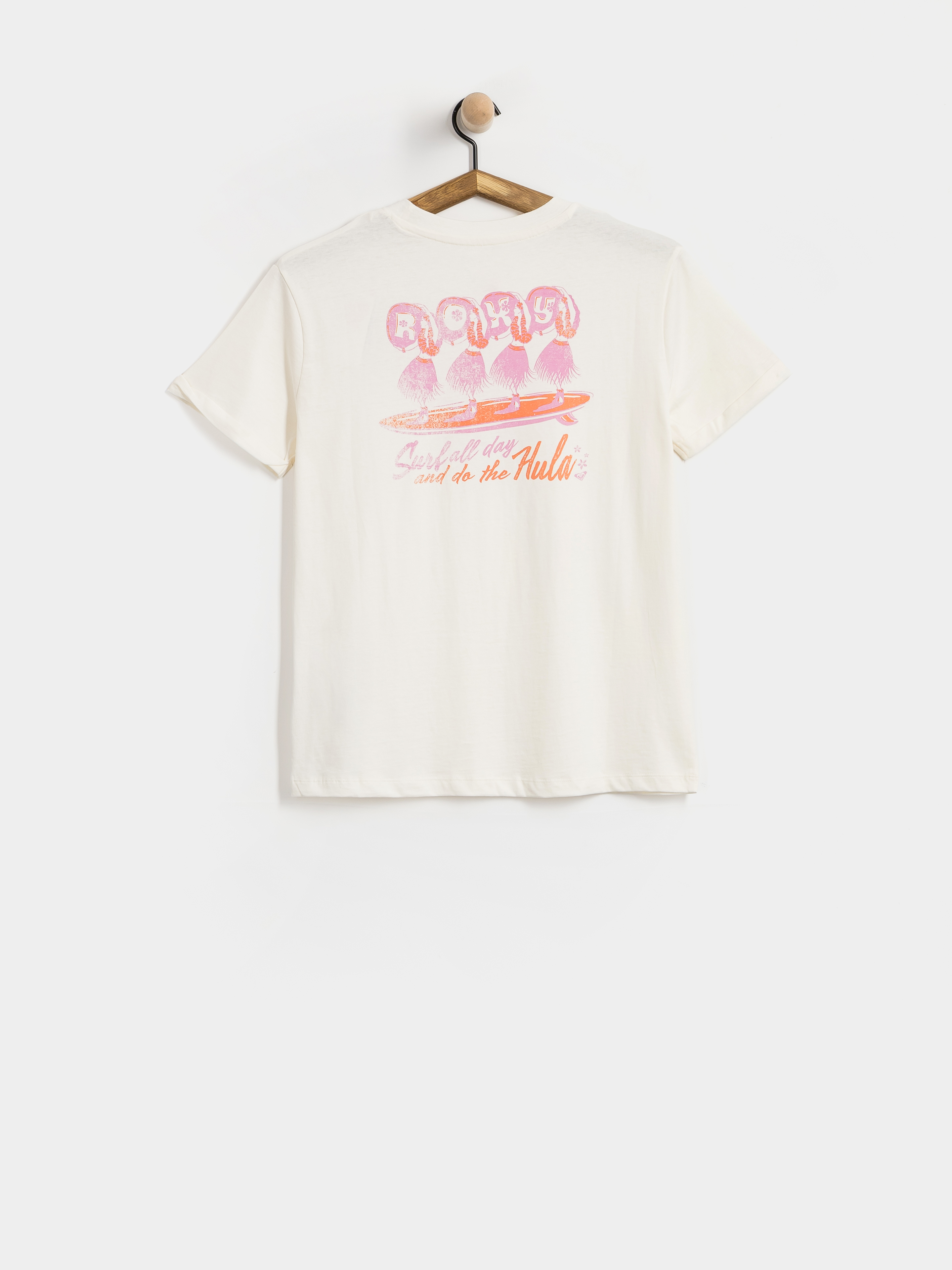 T-shirt Roxy Oceanregular Poster Wmn (coconut milk)