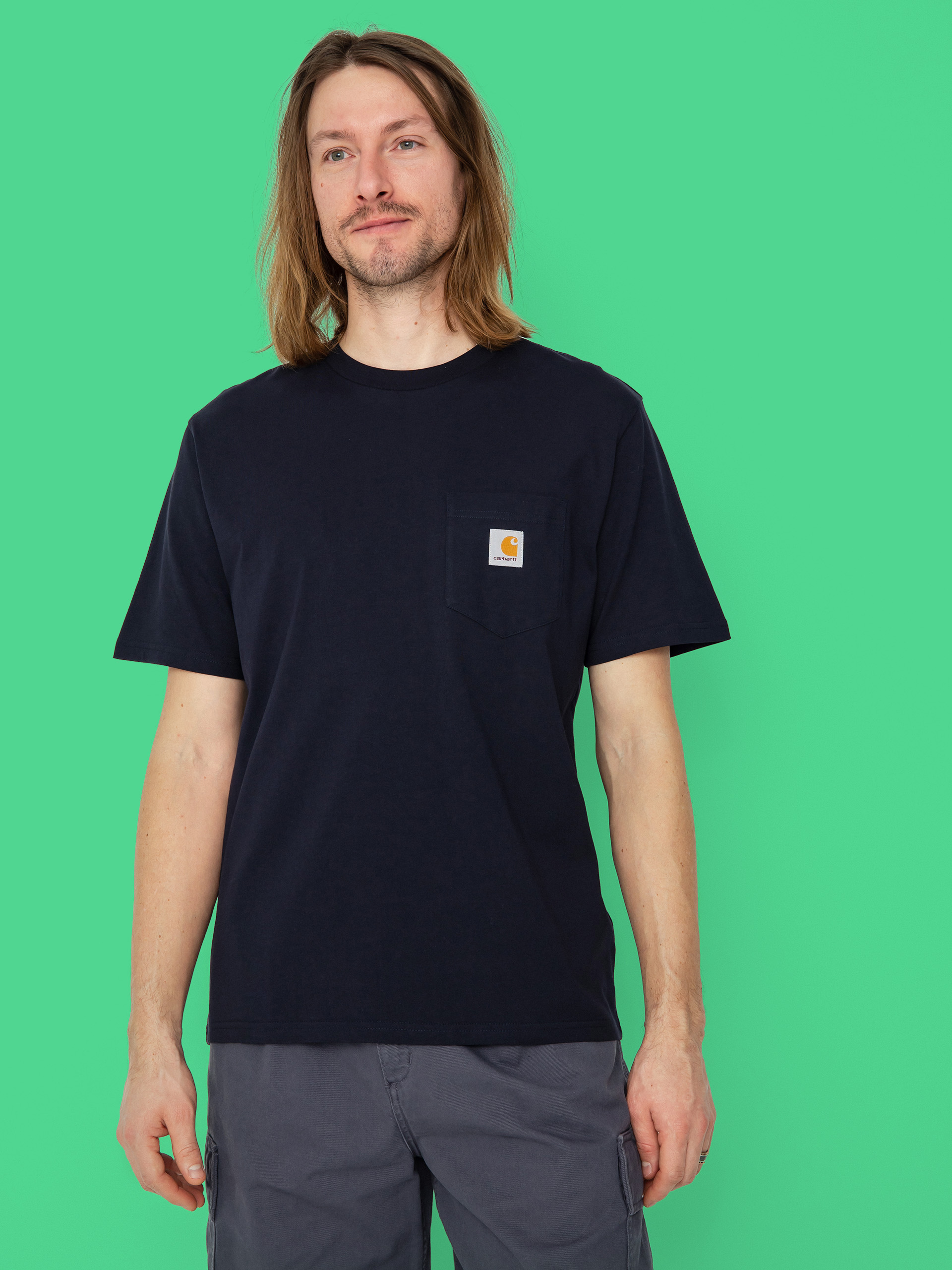 T-shirt Carhartt WIP Pocket (dark navy)
