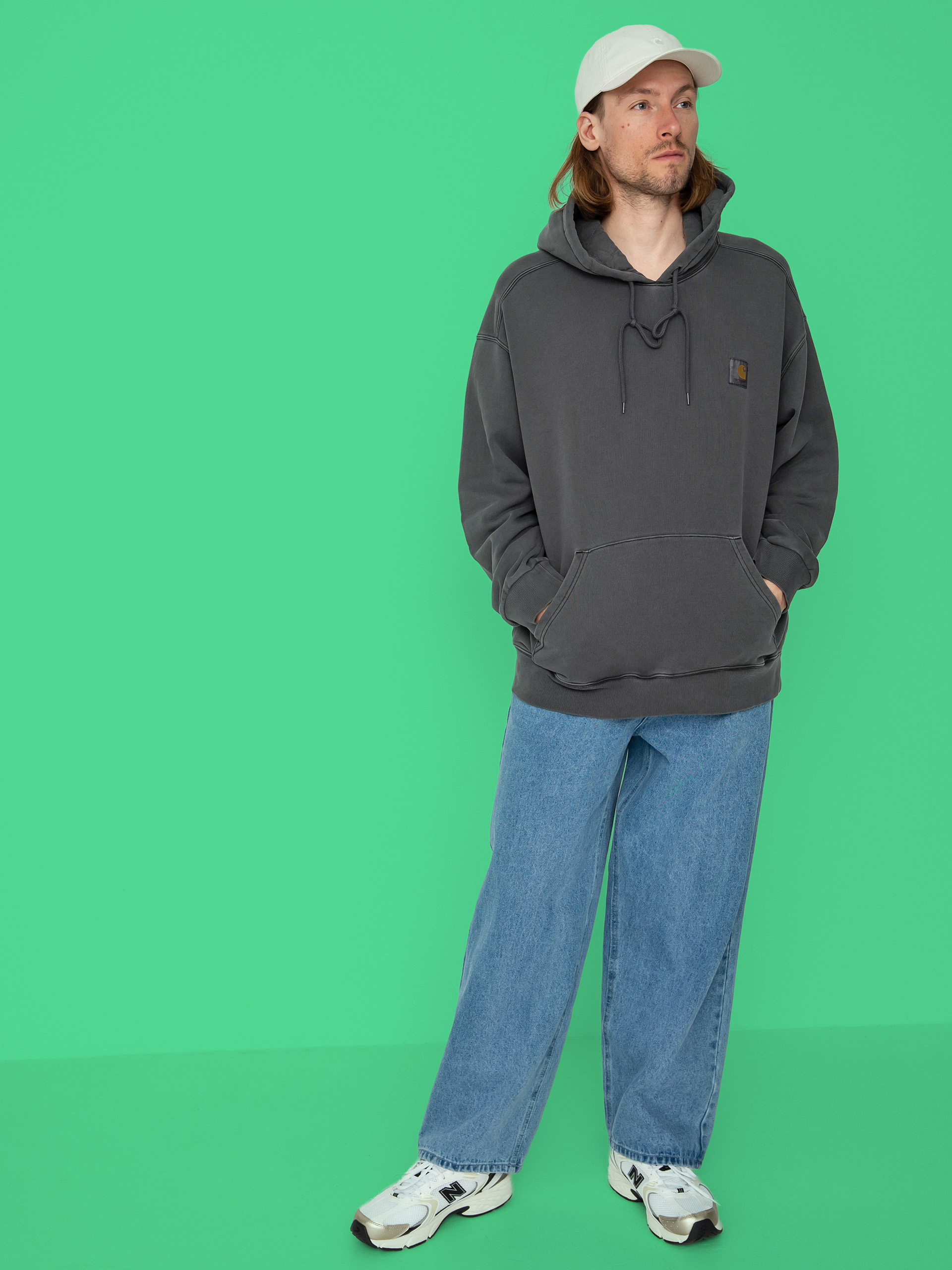 Bluza z kapturem Carhartt WIP Nelson HD (black)
