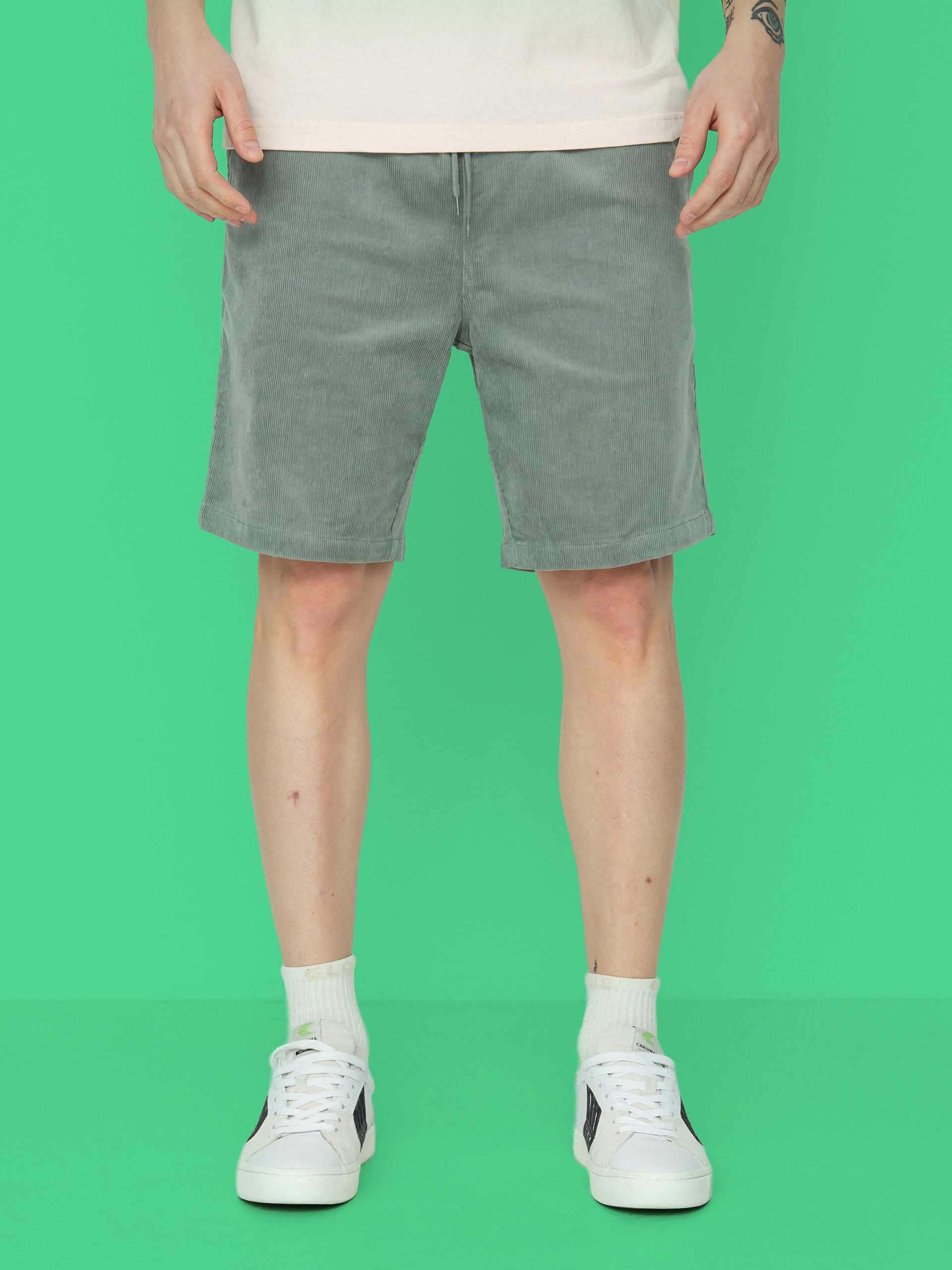 Szorty Iriedaily Corvin (mintgrey)