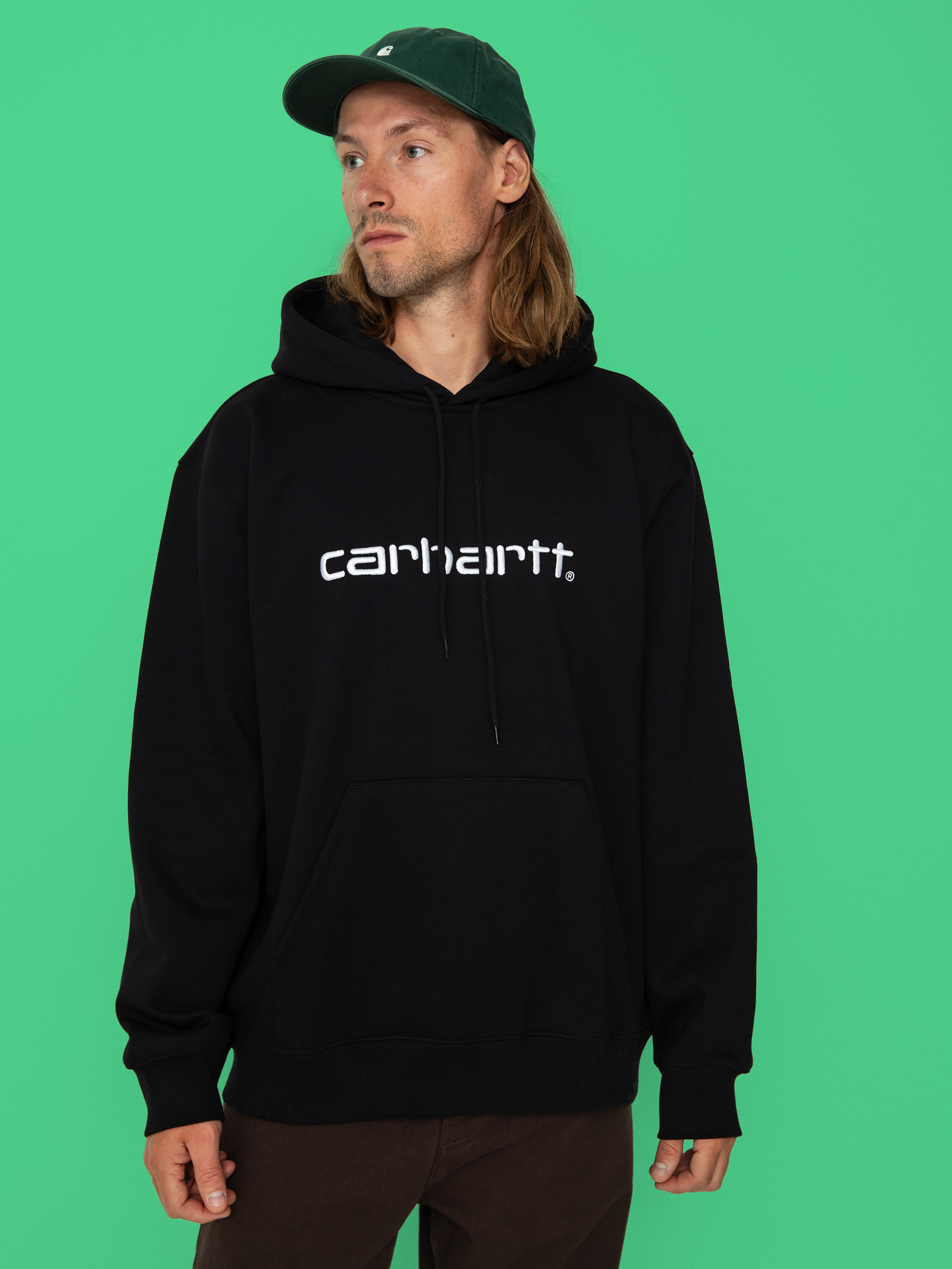 Bluza z kapturem Carhartt WIP Carhartt HD (black/white)