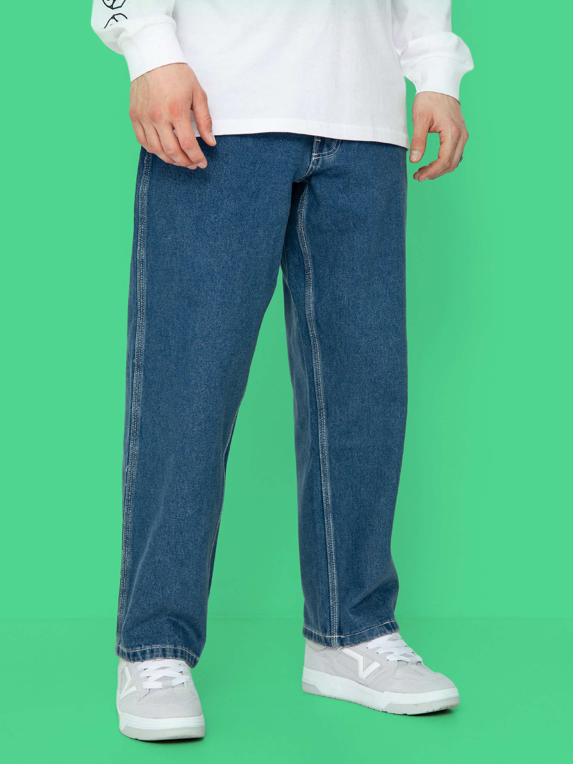 Spodnie Vans Skate Check 5 Loose Denim (vintage indigo)